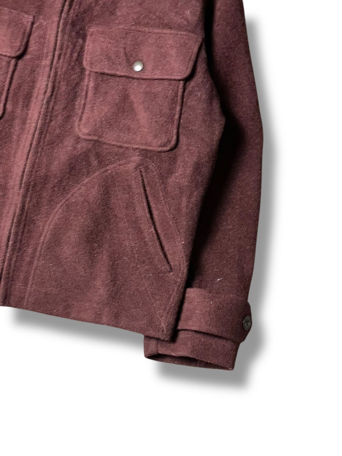 Japanese Brand × Uniqlo × Vintage UNIQLO Wool Blend Fleece Jacket (134) Size US M / EU 48-50 / 2 - 3 Thumbnail