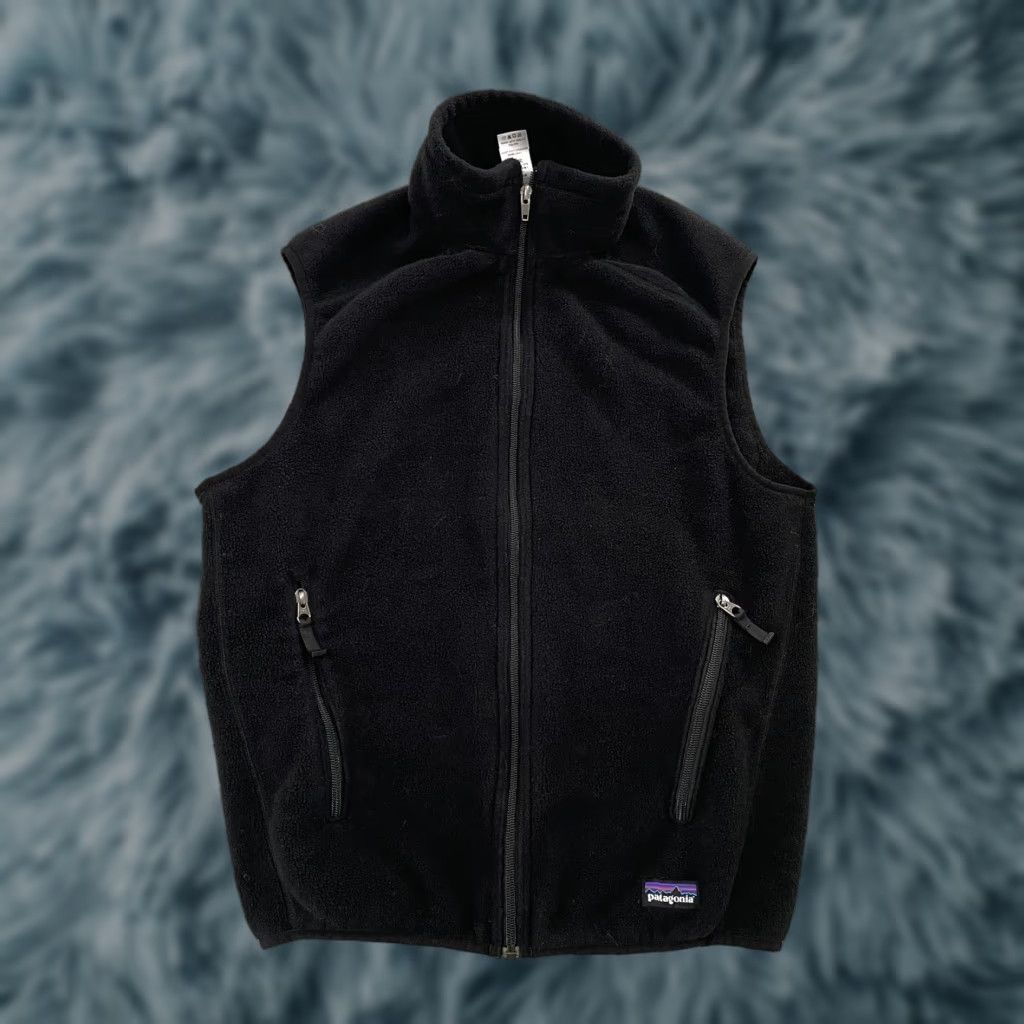 Patagonia VINTAGE Patagonia Vest Adult Small Black Synchilla Fleece Full Zip Men S Size US S / EU 44-46 / 1 - 1 Thumbnail