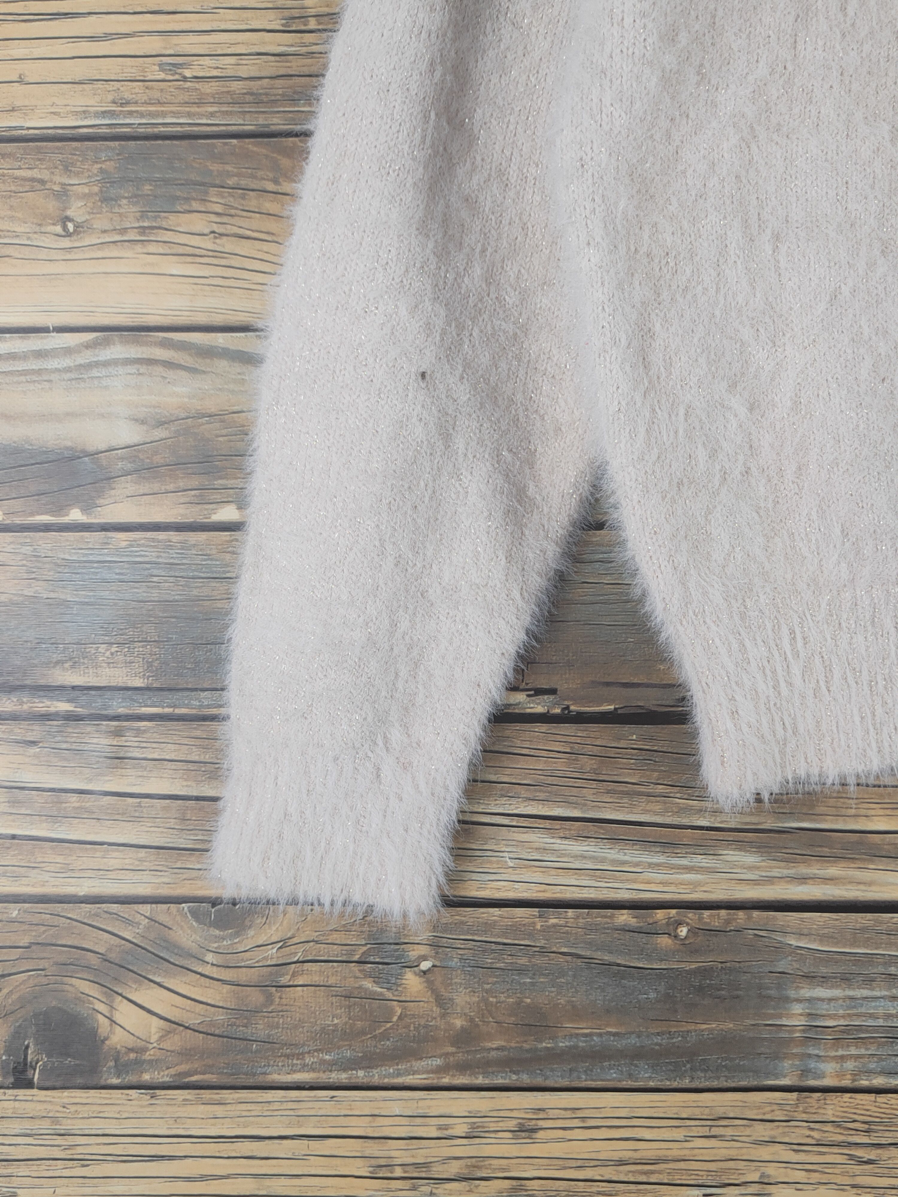 Japanese Brand Majestic Legon Pink Shag Shaggy Fur Mohair Knitwear #W1205 Size S / US 4 / IT 40 - 4 Thumbnail