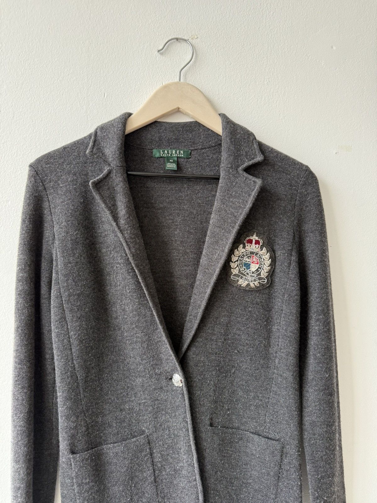 Polo Ralph Lauren Polo Ralph Lauren Gray Wool Women Cardigan Size XS / US 0-2 / IT 36-38 - 3 Thumbnail