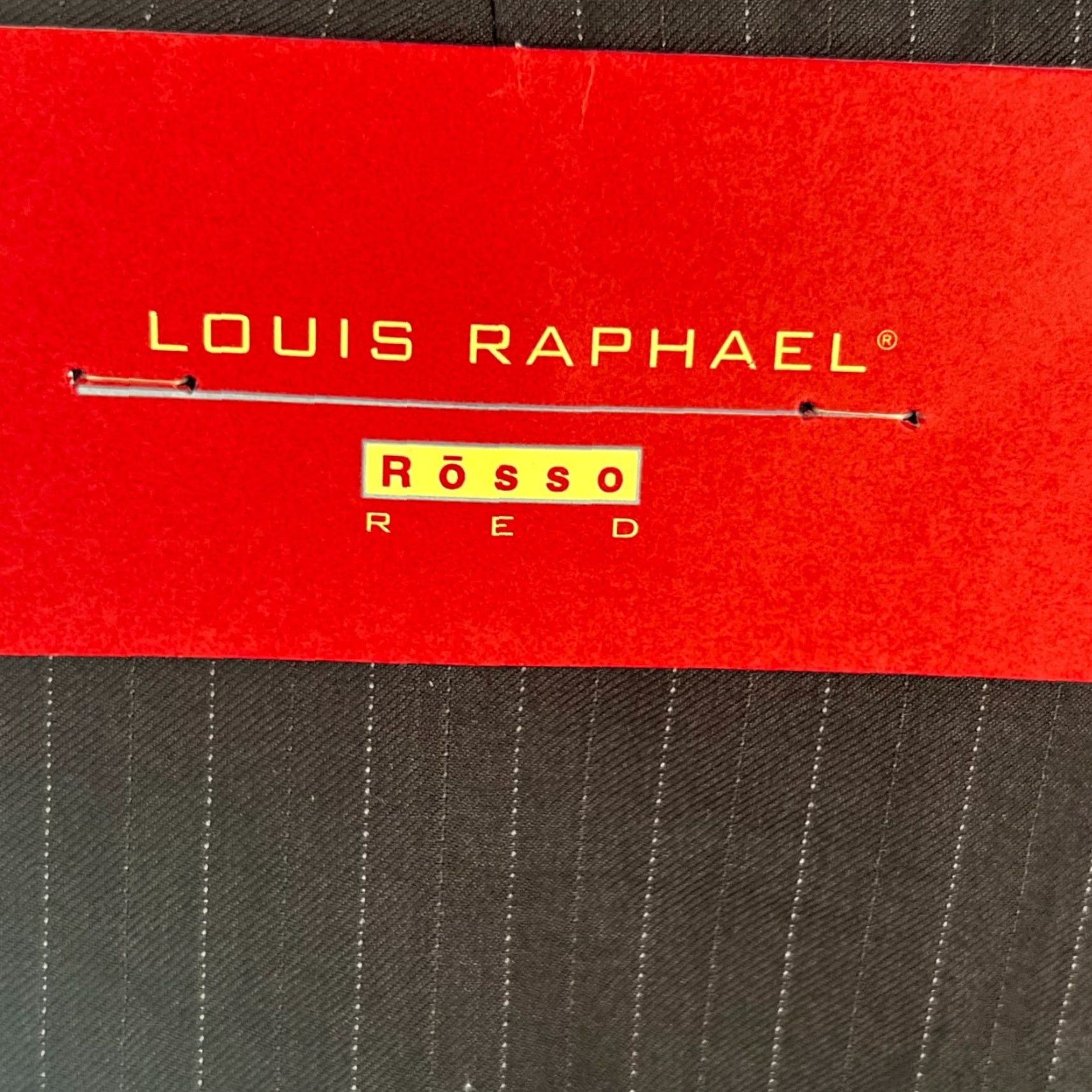 Vintage Louis Raphael Mens Dress Pants Flat Front Striped Black 40X32 Pants Mens Flat Front Striped Black Dress Pants 40X32 Size US 40 / EU 56 - 6 Thumbnail