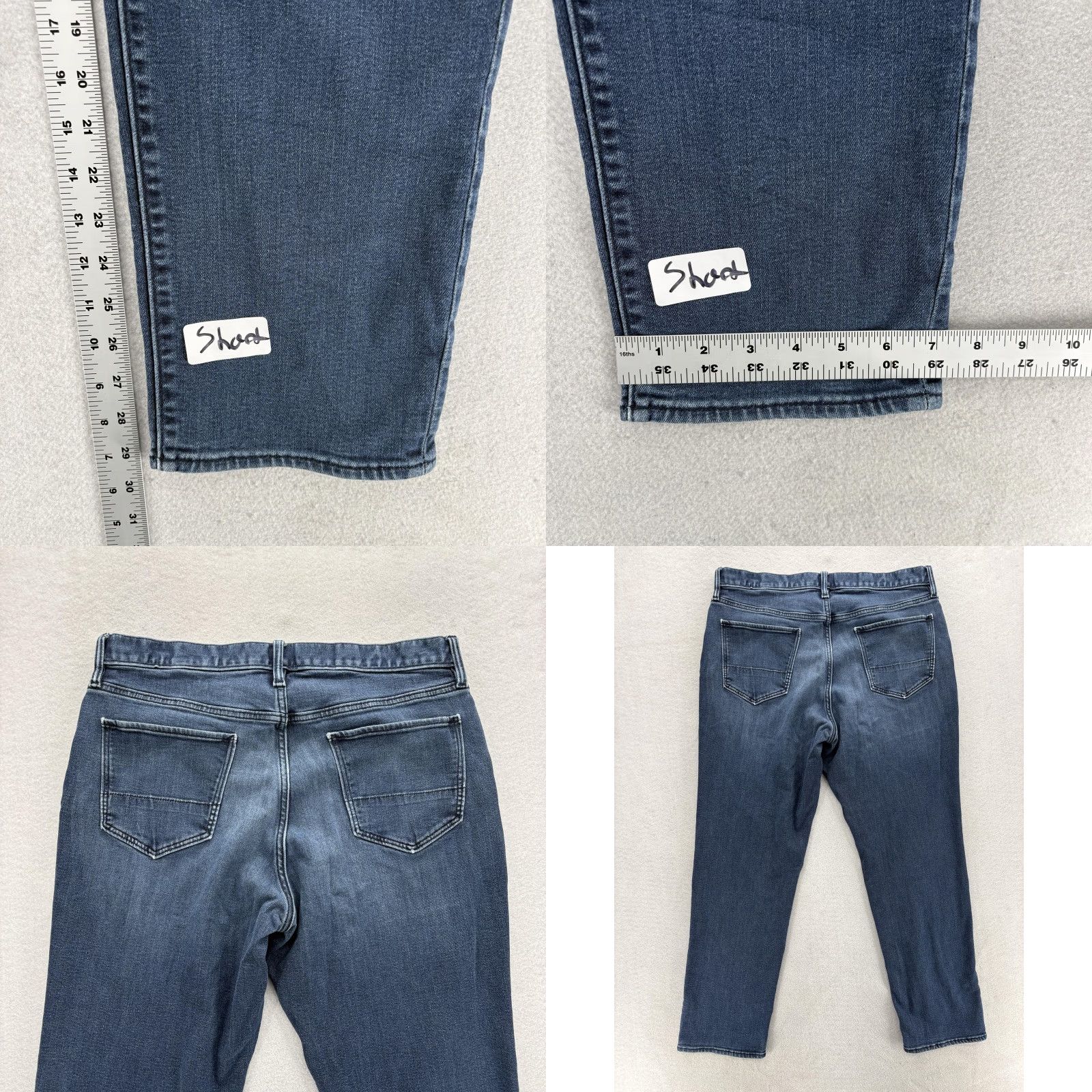 Banana Republic Banana Republic Travel Jeans Mens 36x30 Blue Athletic Taper Stretch Denim Pants Size US 36 / EU 52 - 8 Thumbnail