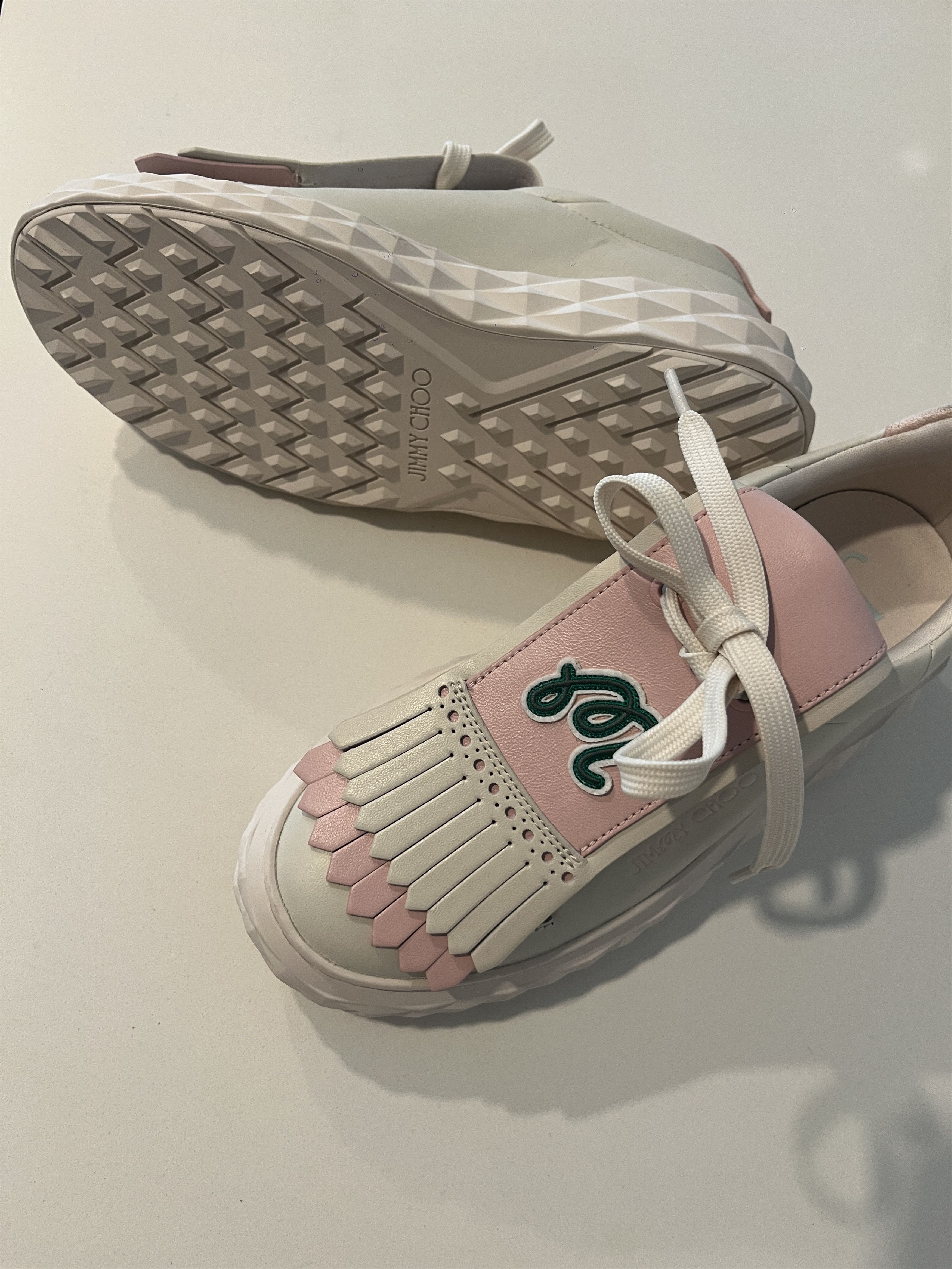 Jimmy Choo Jimmy Choo X Malbon Womens Diamond Golf Shoe Size US 7 / IT 37 - 3 Thumbnail
