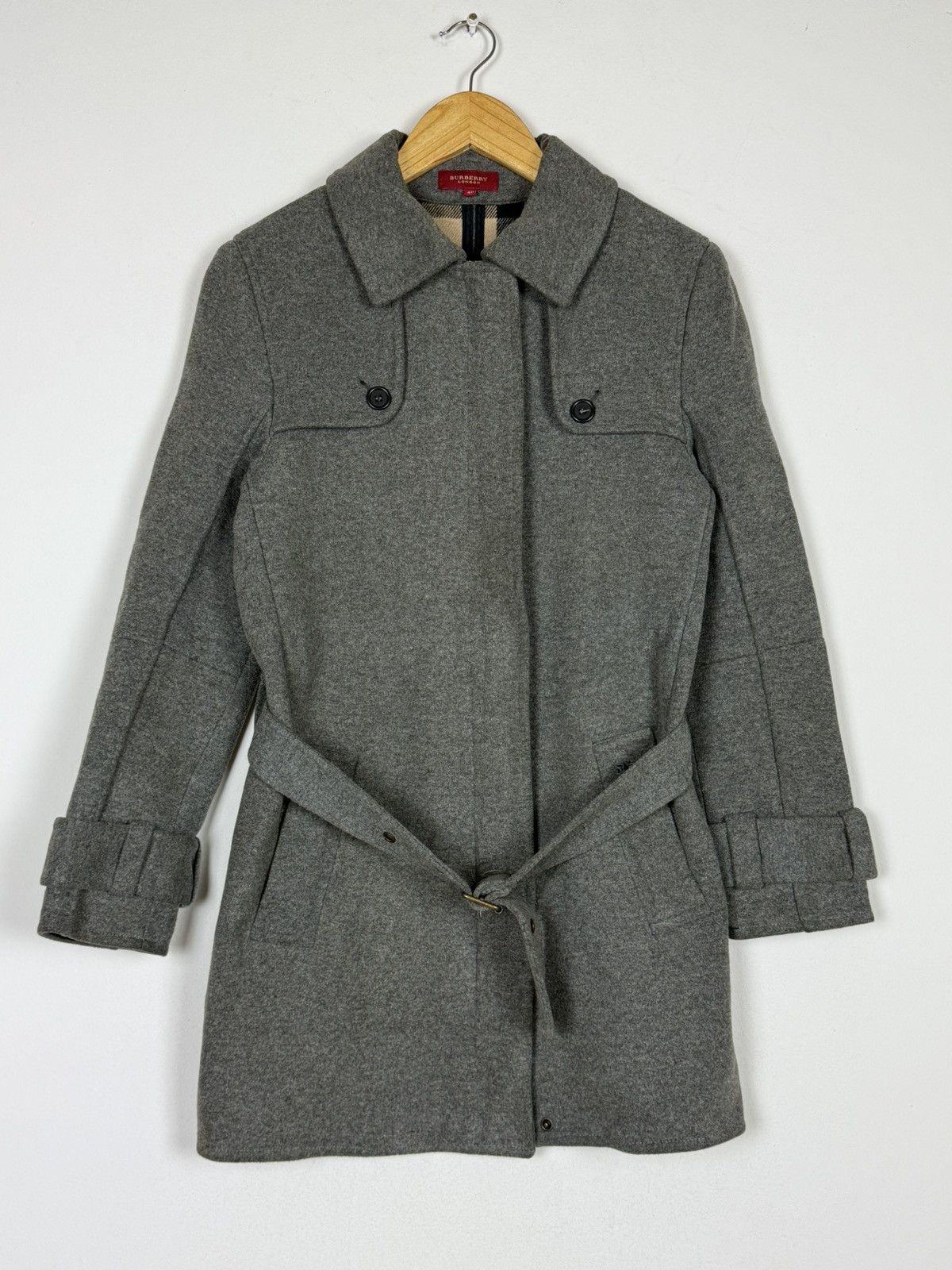 Burberry Burberry Nova Check Lining Belted Trench Coat Size US XS / EU 42 / 0 - 1 Thumbnail