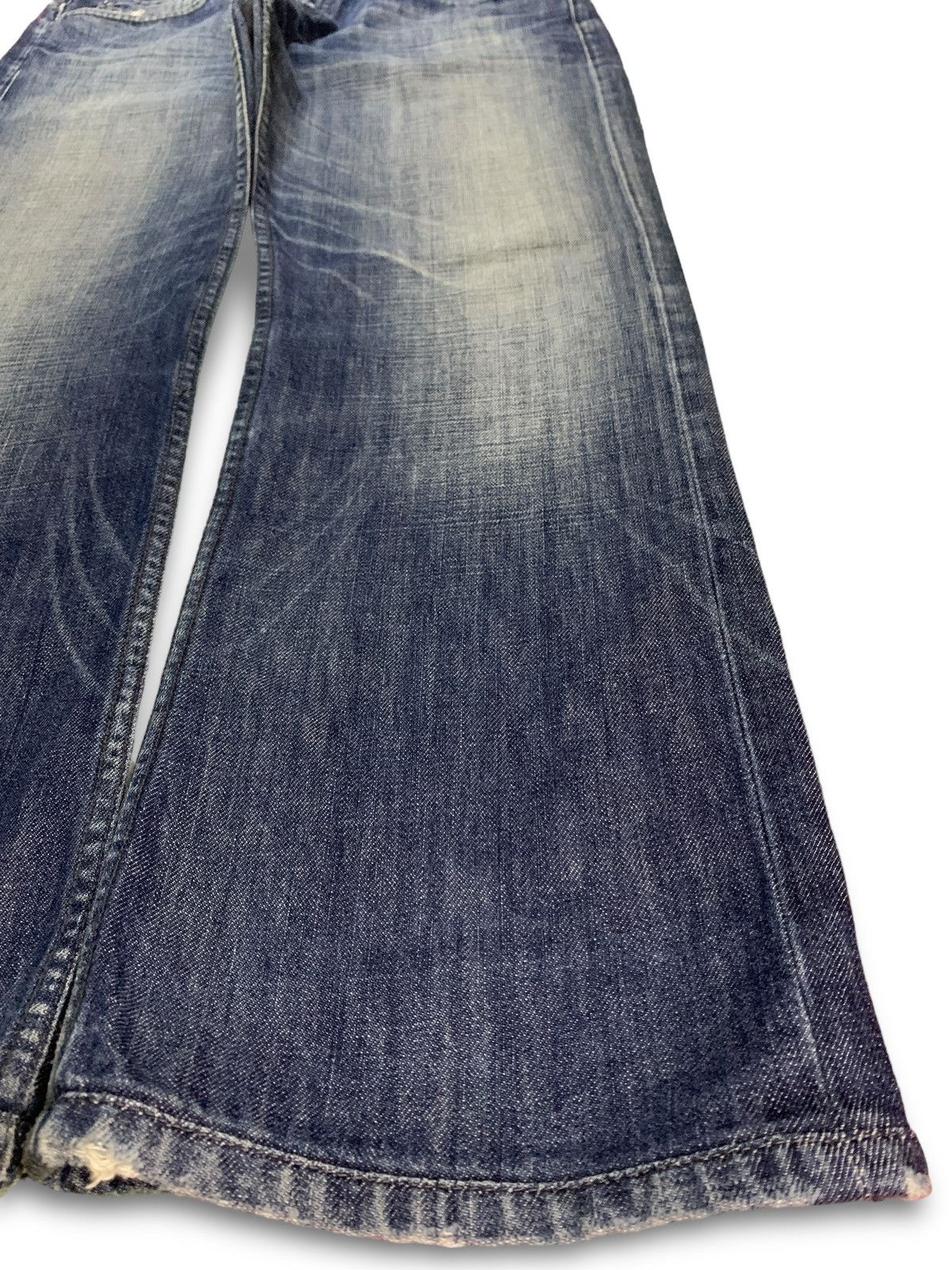 Japanese Brand Vintage Japanese Brand Faded Wash Style Baggy Jeans Size US 34 / EU 50 - 7 Thumbnail