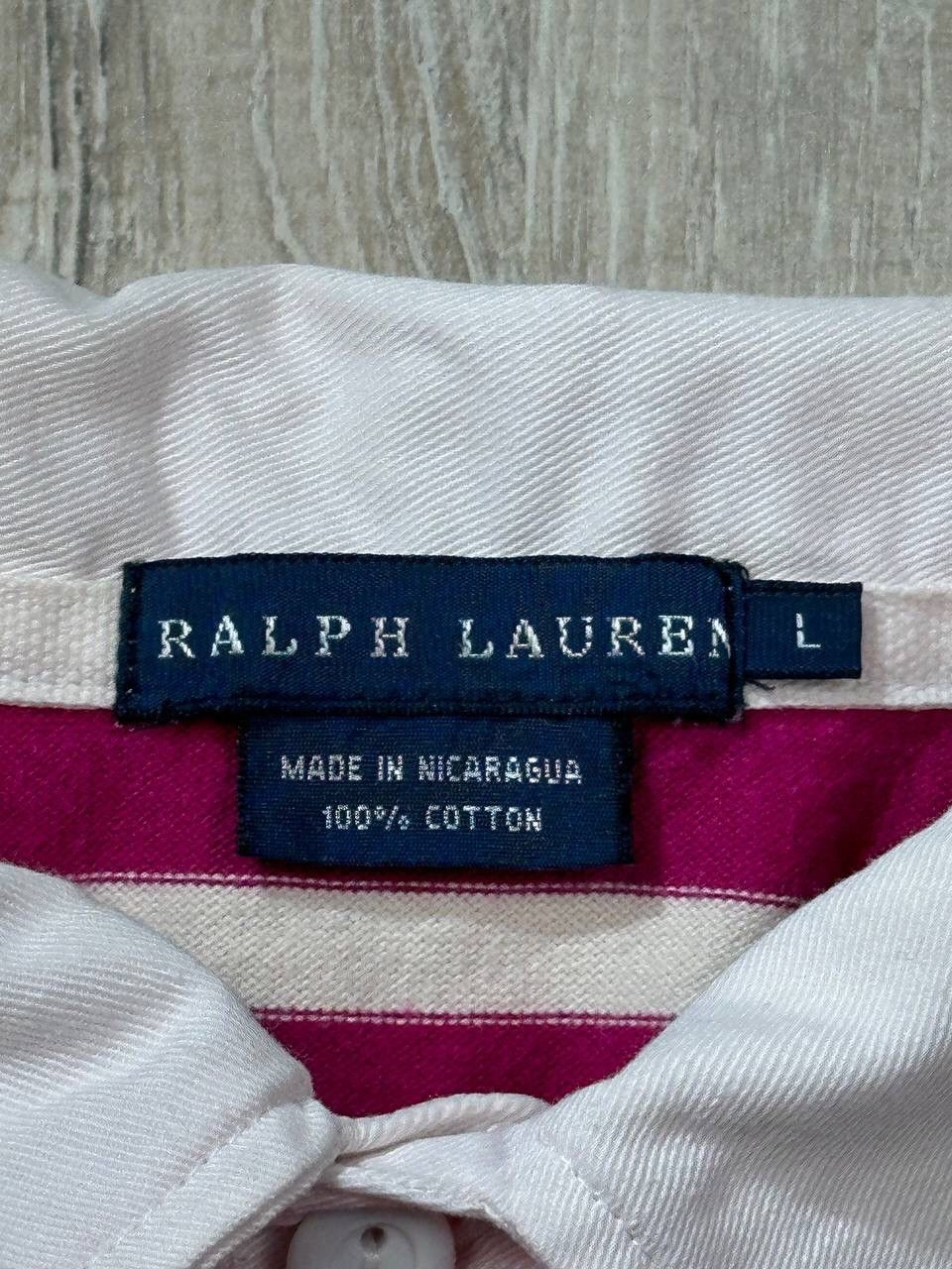 Japanese Brand × Polo Ralph Lauren × Vintage Vintage Polo Ralph Lauren Y2K Rugby long sleeve Size L / US 10 / IT 46 - 5 Thumbnail