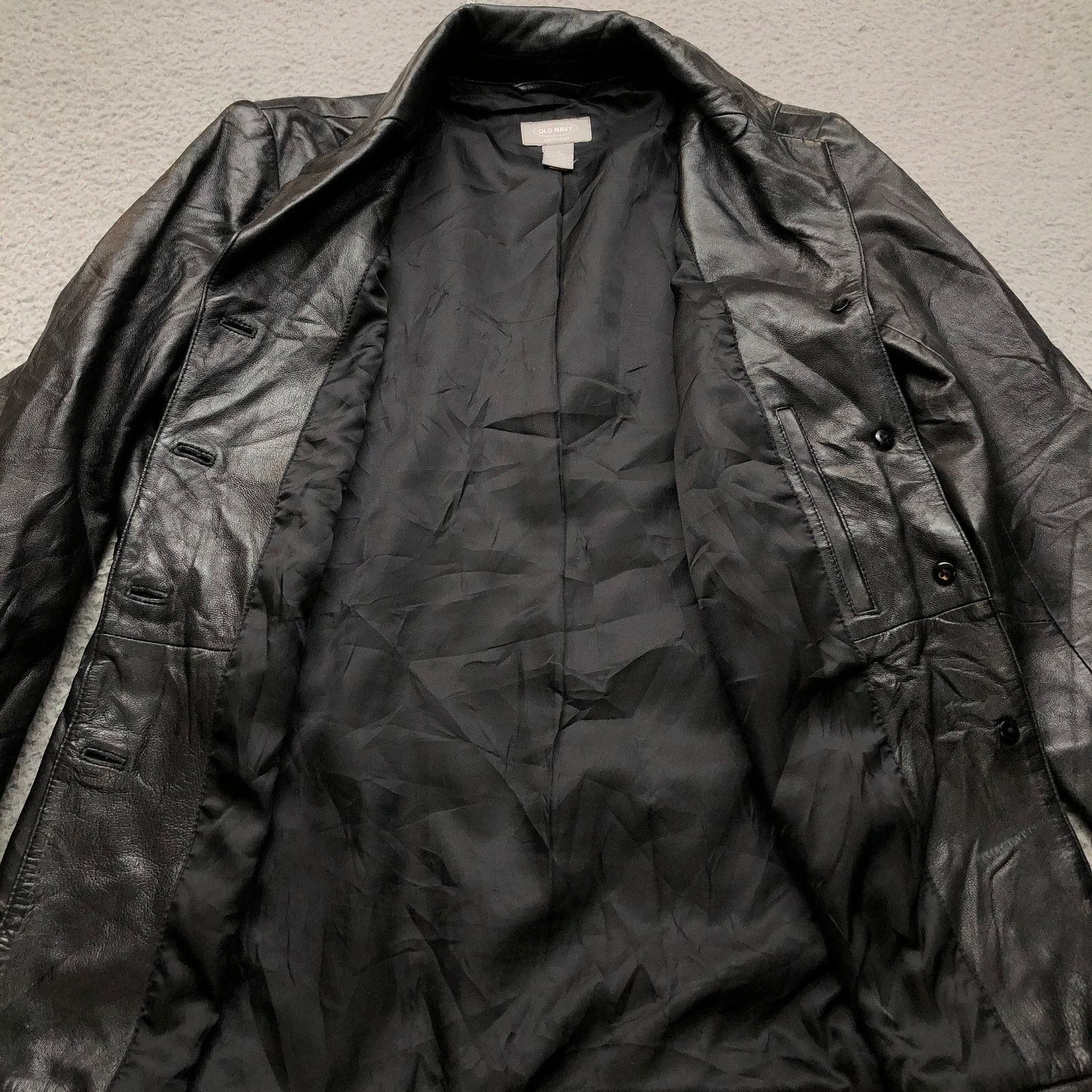 Old Navy Vintage Old Navy Collection Genuine Leather Jacket Women M Size M / US 6-8 / IT 42-44 - 10 Thumbnail