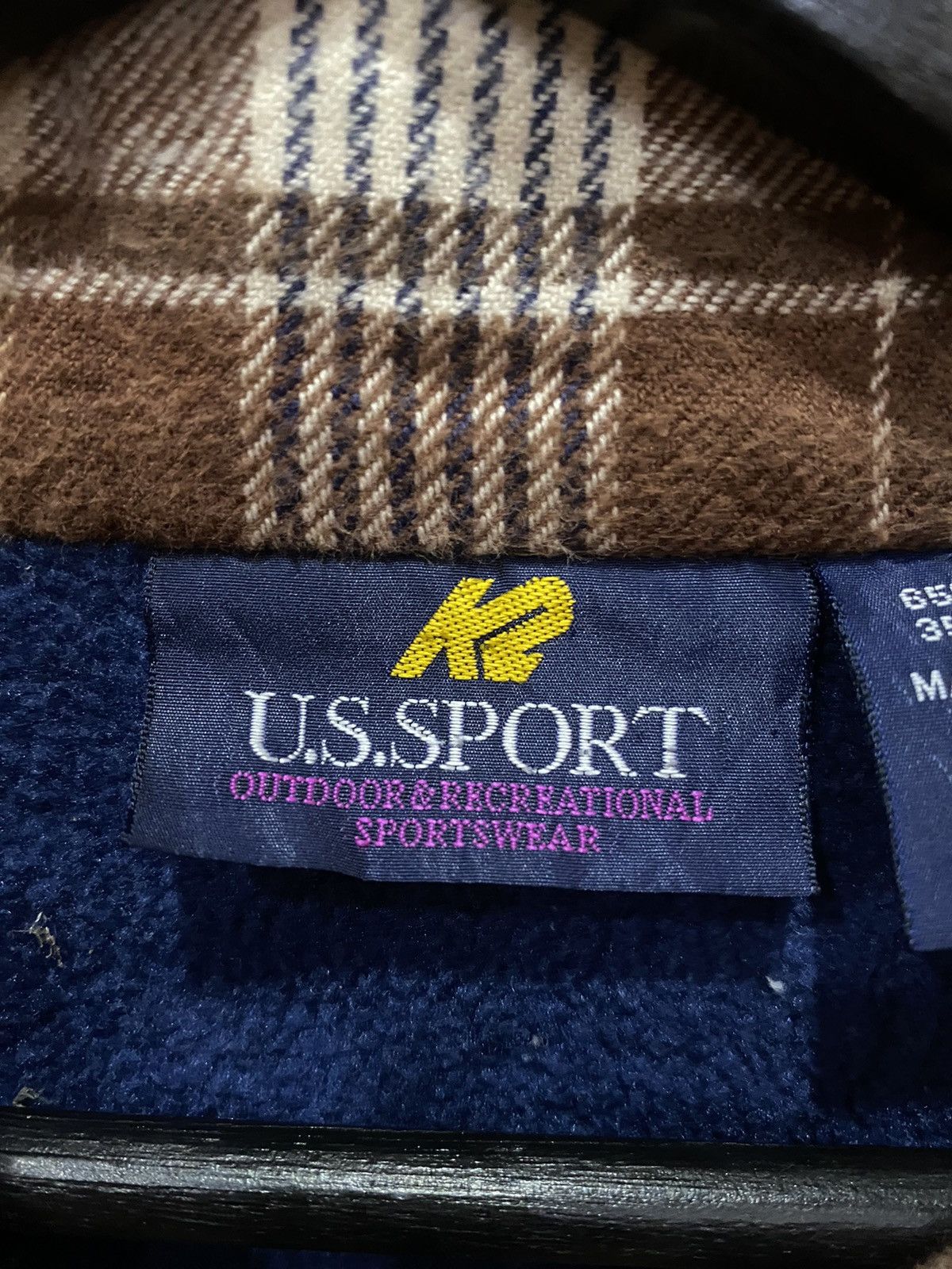 Other VINTAGE US SPORT FLANEL JACKET Size US L / EU 52-54 / 3 - 6 Thumbnail