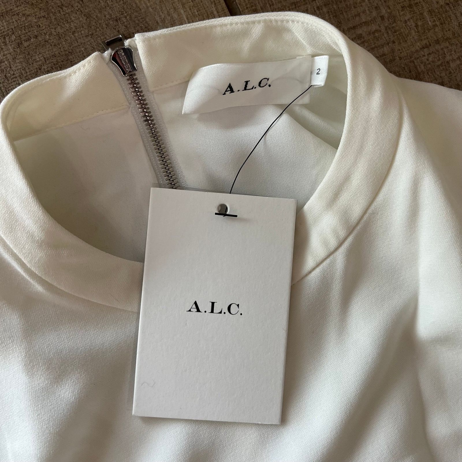 A.L.C. NEW A.L.C. Women’s White/Ivory Cutout Dress Size 2 NWT Gown Size XS / US 0-2 / IT 36-38 - 8 Thumbnail
