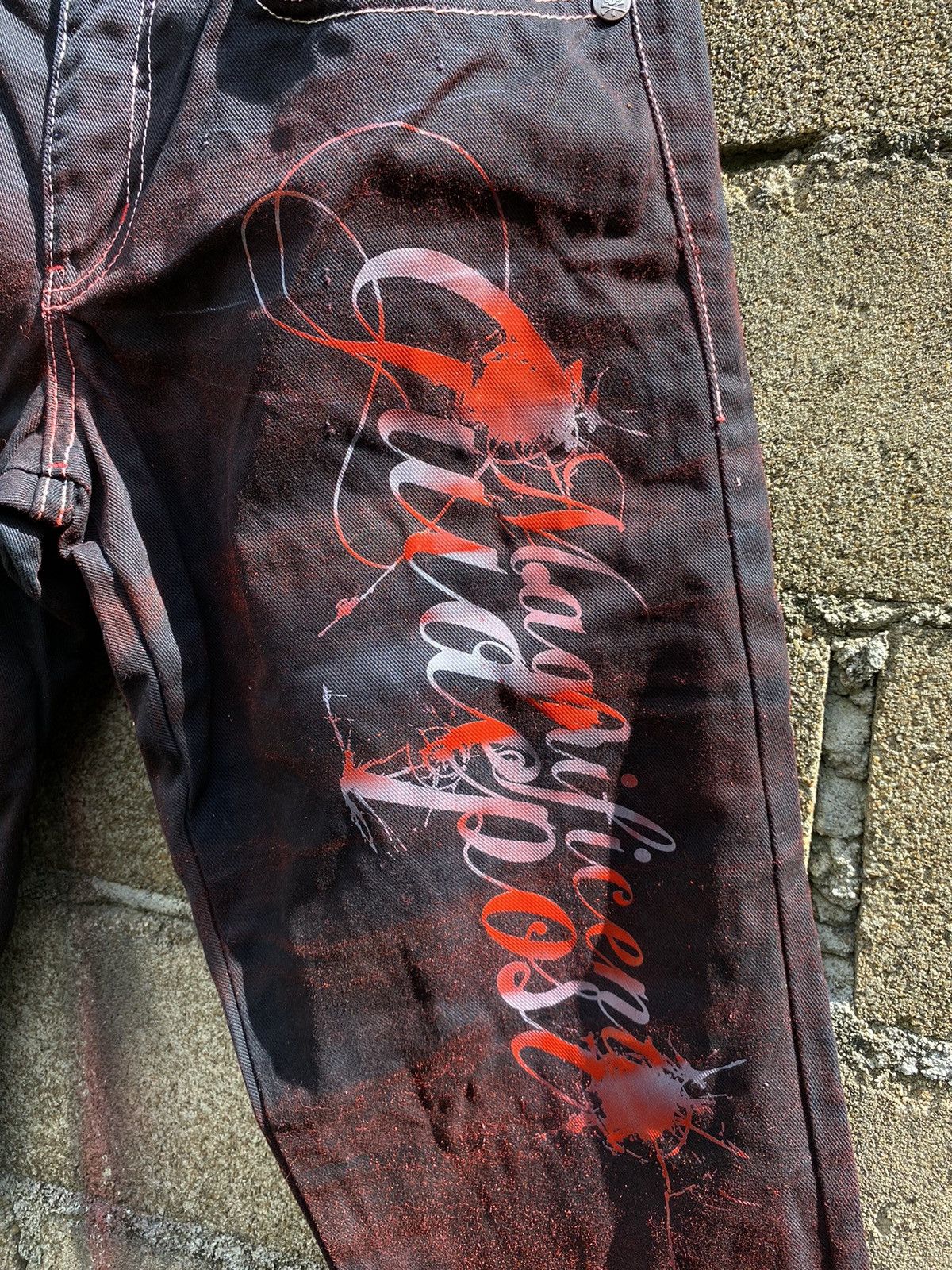If Six Was Nine × Japanese Brand × Le Grande Bleu (L.G.B.) Japanese Wild Life painter jeans Size US 31 - 4 Thumbnail