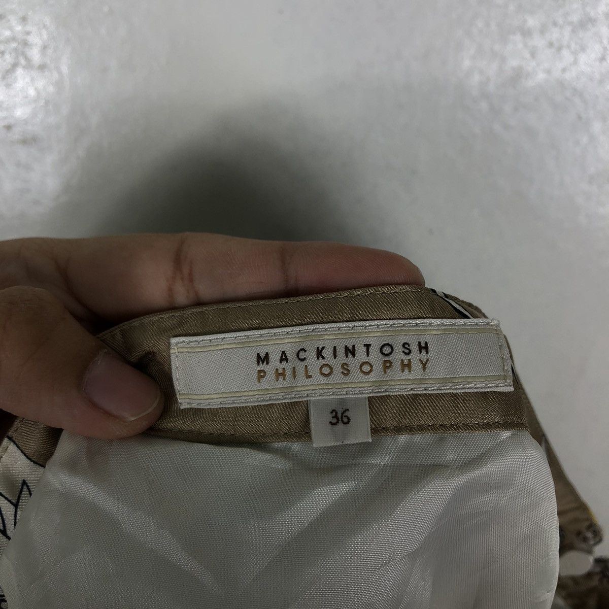 Mackintosh 🔥VINTAGE MACKINTOSH PHILOSOPHY SKIRT RARE DESIGN Size 25" / US 0 / IT 36 - 8 Thumbnail