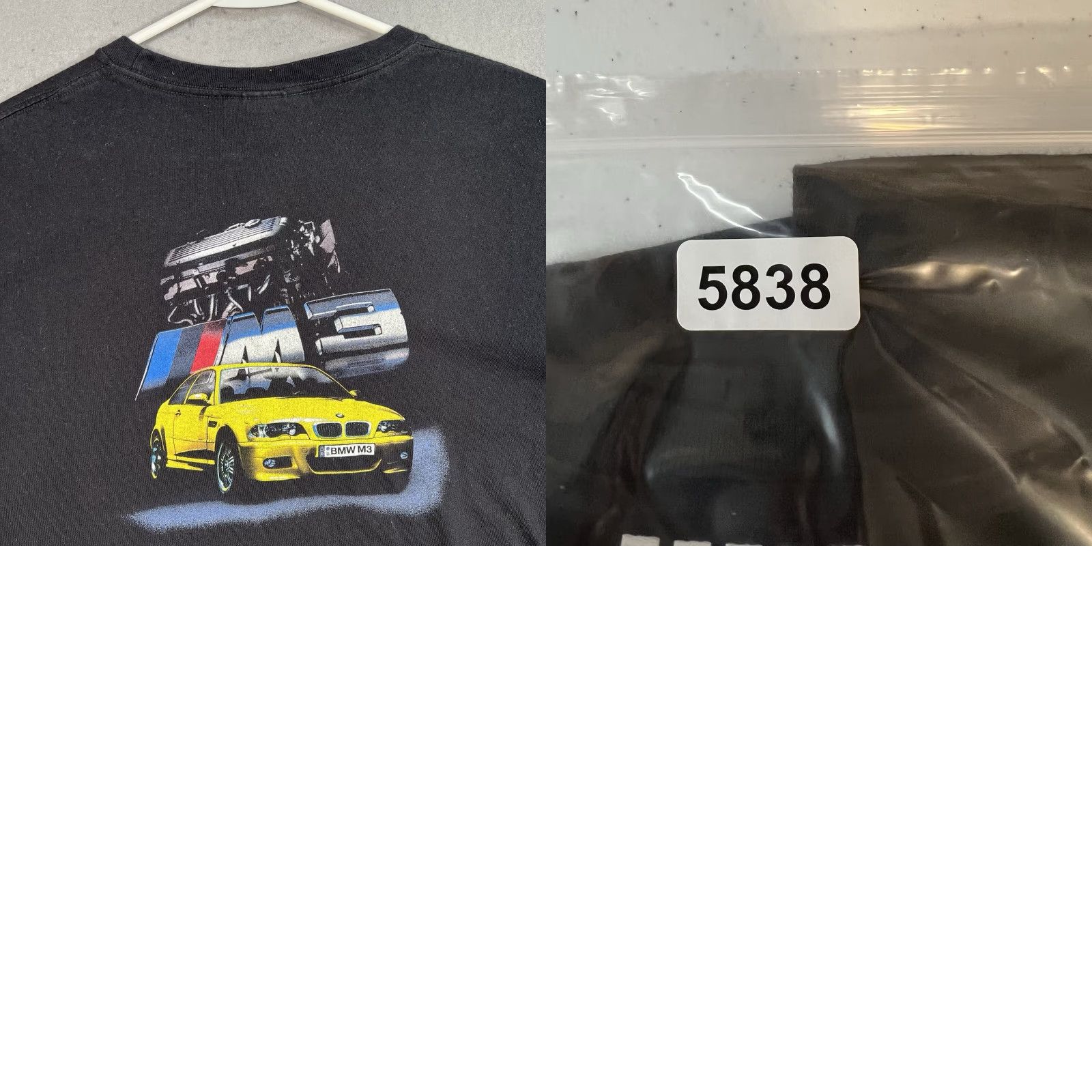 BMW VINTAGE BMW Shirt Adult XL Black Mens 2000s M3 Racing Car T Shirt Size US XL / EU 56 / 4 - 8 Thumbnail