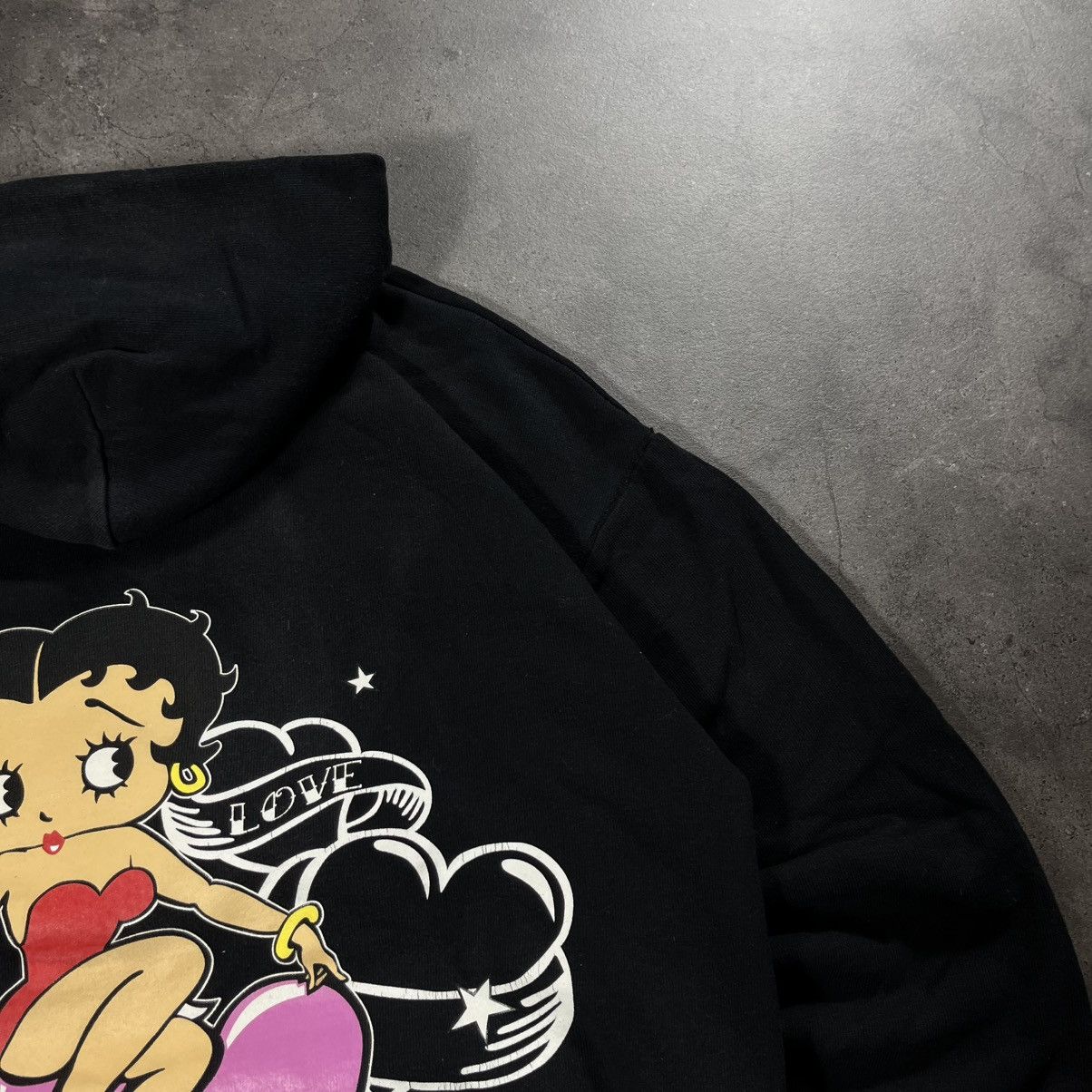 Cartoon Network Vintage 00s Betty Boop Big Logo Boxy Hoodie Sweatshirt Size US L / EU 52-54 / 3 - 5 Thumbnail