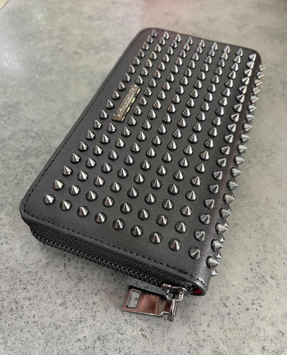 Rare Japan clucth Bag Studded Punk Bondage Goth By Studio M