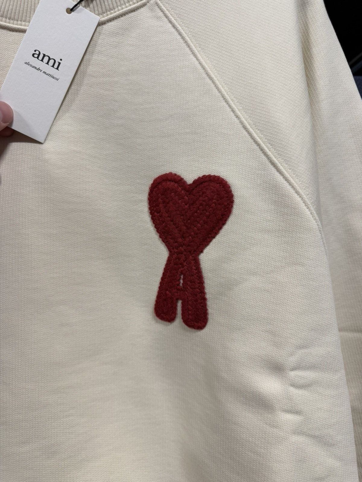 AMI Ami Paris Big Heart Sweatshirt NEW 500$ Size US XL / EU 56 / 4 - 5 Thumbnail