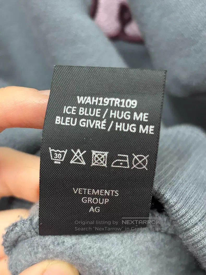 Vetements VETEMENTS Sweatshirt Grey Size US XS / EU 42 / 0 - 7 Thumbnail