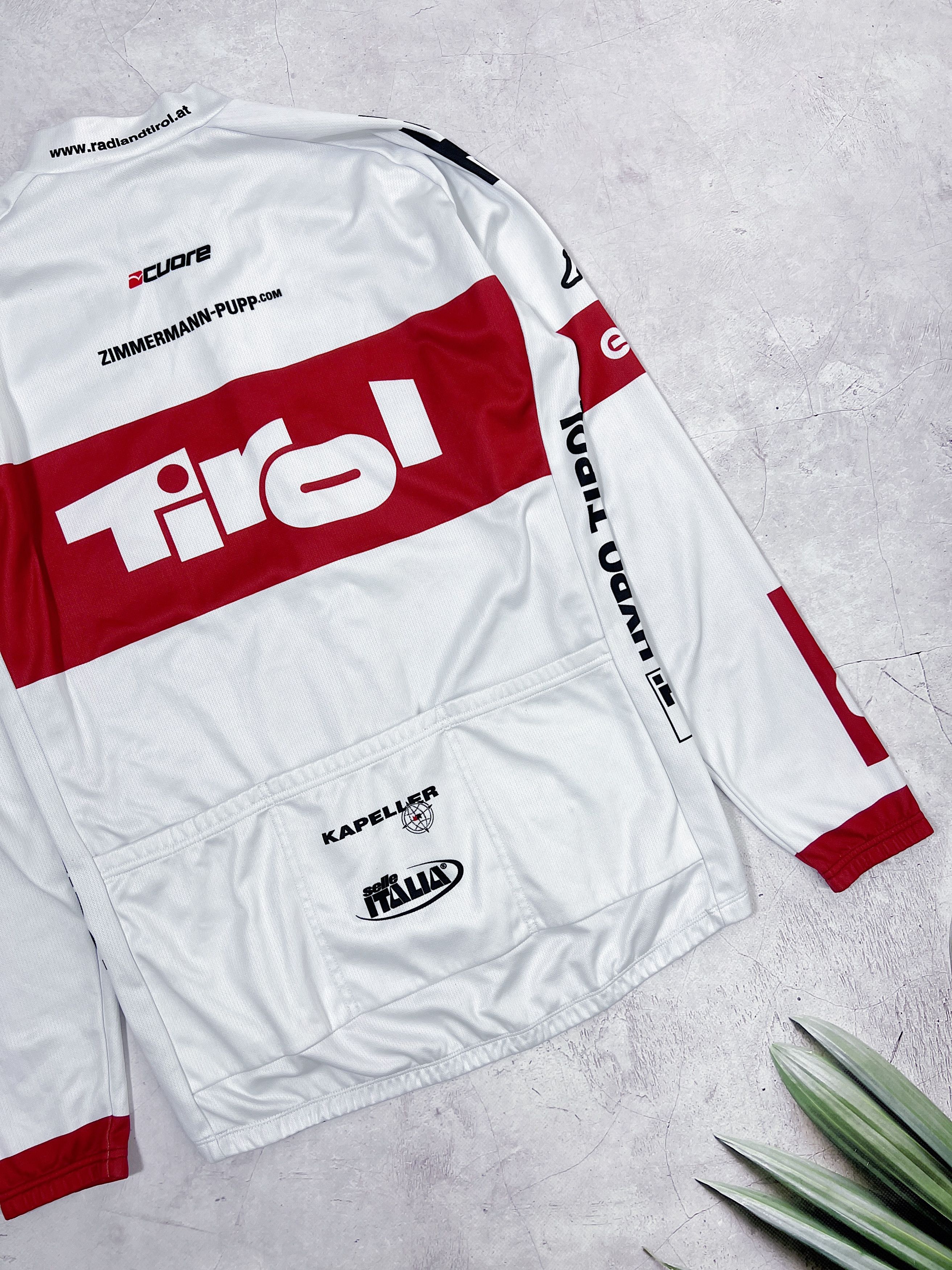 Vintage Cuore Tirol Warm Cycling Jersey FIAT KTM Size US M / EU 48-50 / 2 - 19 Thumbnail
