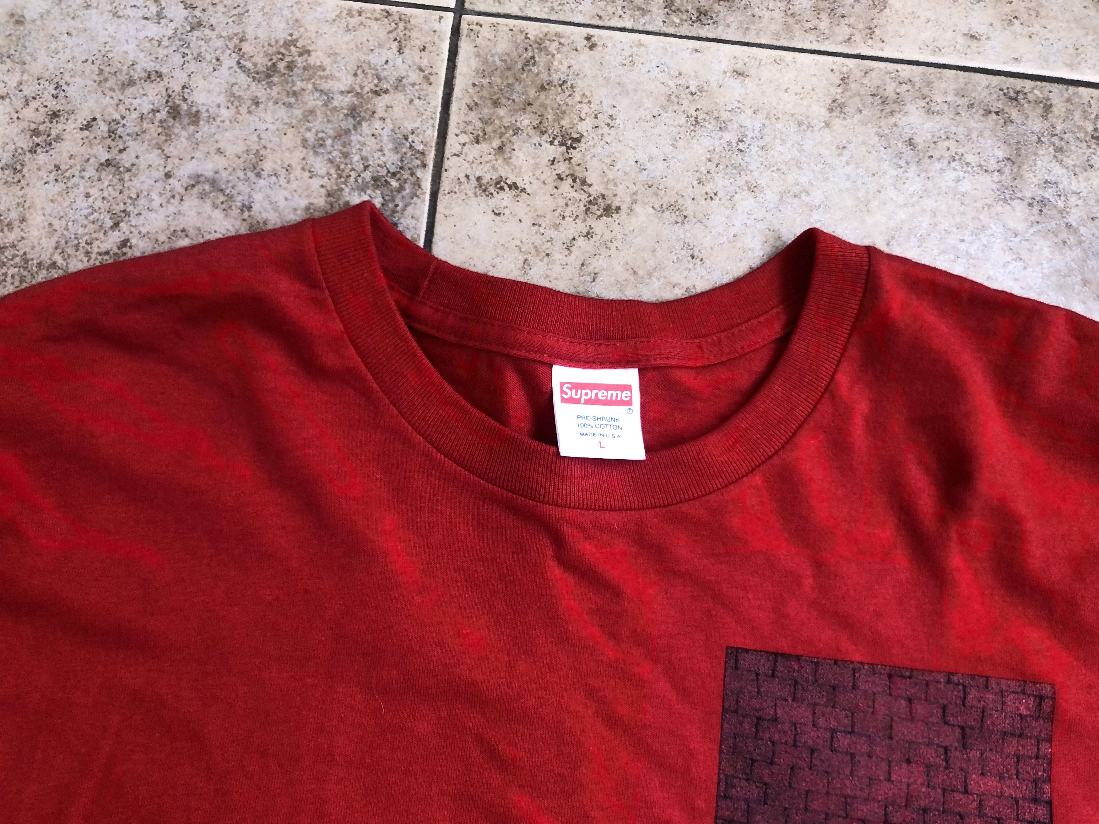 Supreme Supreme Mike Hill Snake Trap Long Sleeve Tee Red Size L Size US L / EU 52-54 / 3 - 10 Thumbnail