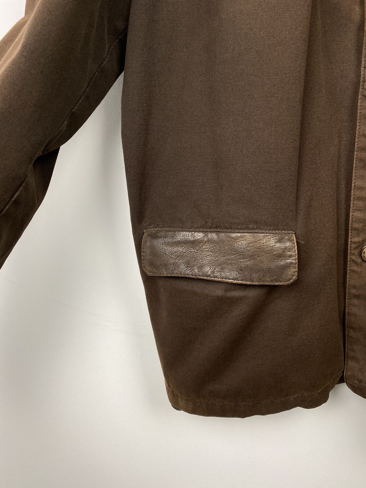Chevignon Vintage Chevignon Cotton Leather Jacket Schott Western Size US XL / EU 56 / 4 - 4 Thumbnail