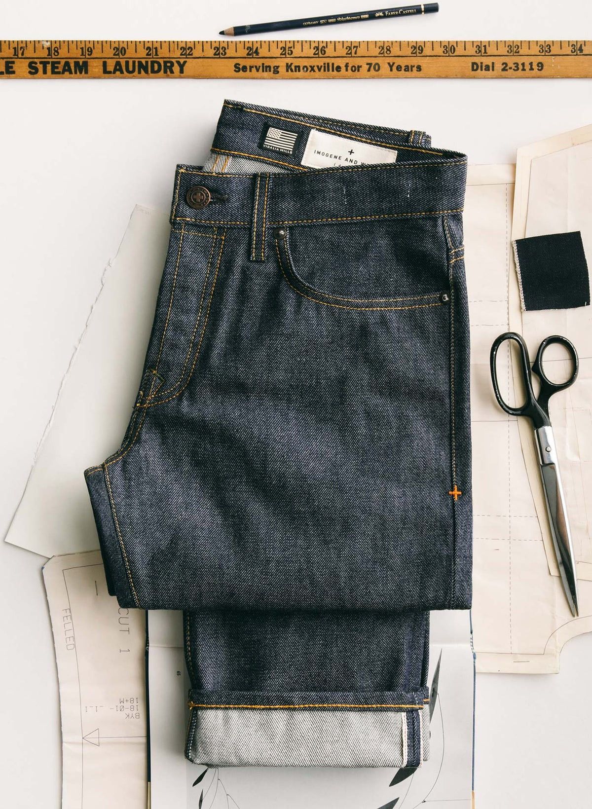 Imogene + Willie Imogene + Willie Henry Indigo Rigid USA Lot 3 Jeans (32x32) Size US 32 / EU 48 - 7 Thumbnail