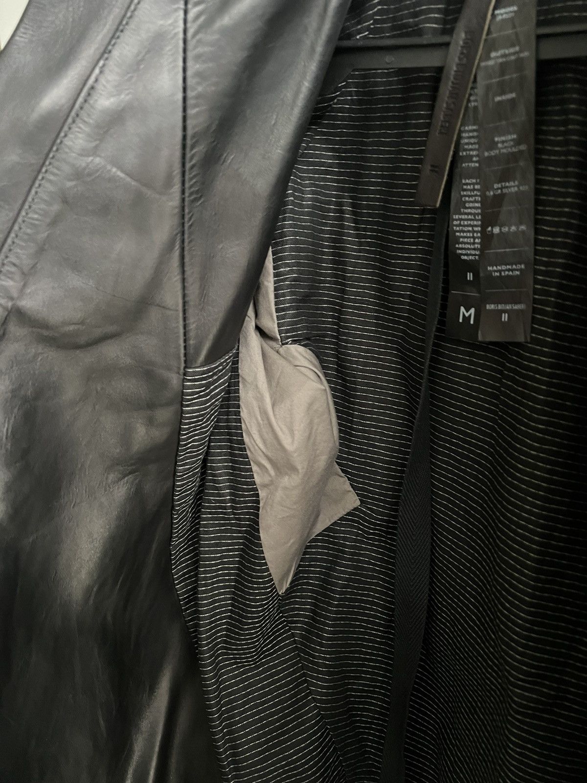 Boris Bidjan Saberi Boris Bidjan Saberi j3 leather jacket Size US M / EU 48-50 / 2 - 10 Thumbnail