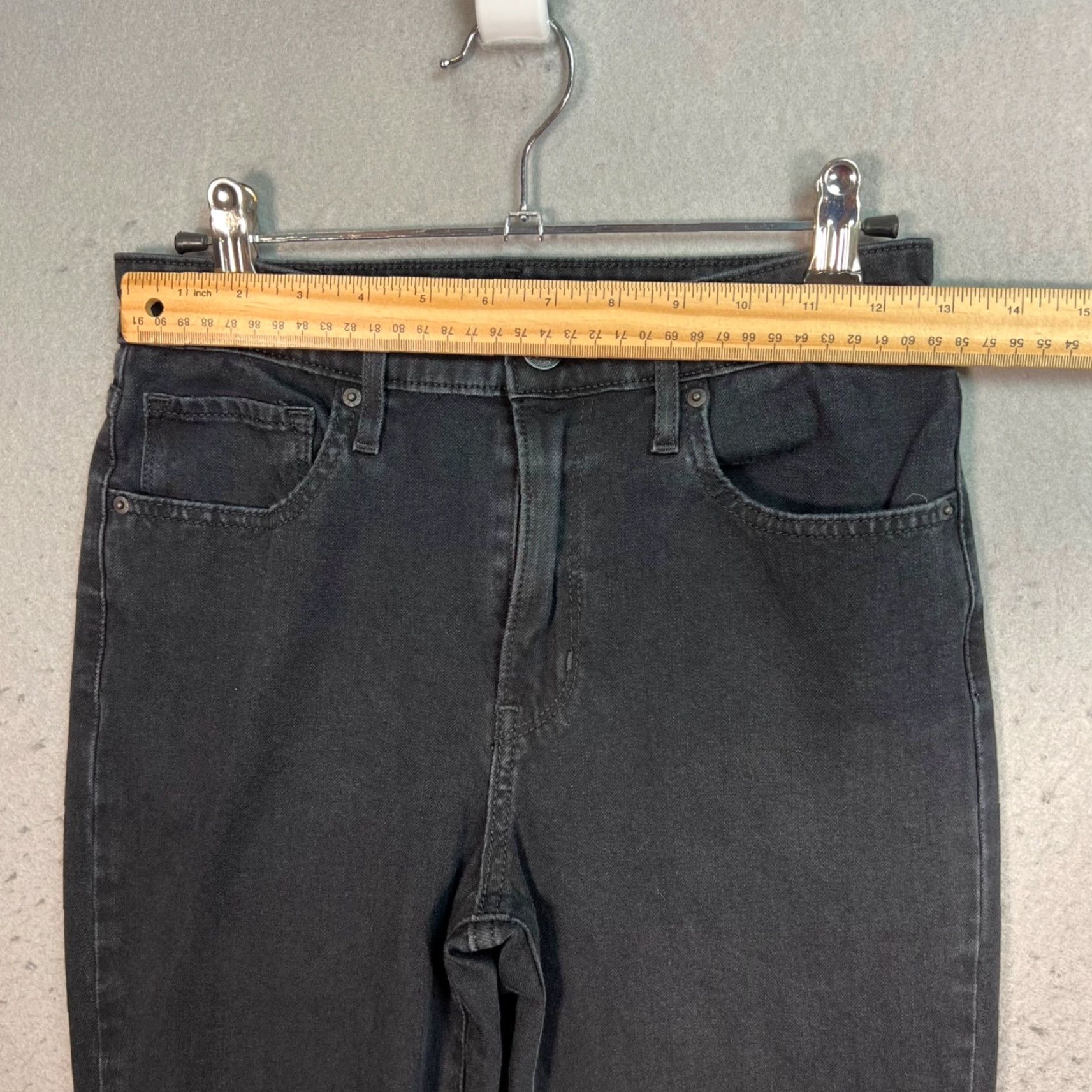 Levi's VINTAGE Levi's Jeans Women 721 High Rise Skinny 27 x 30 Black Denim Cotton Blend Fat? Size 27" / US 4 / IT 40 - 6 Thumbnail