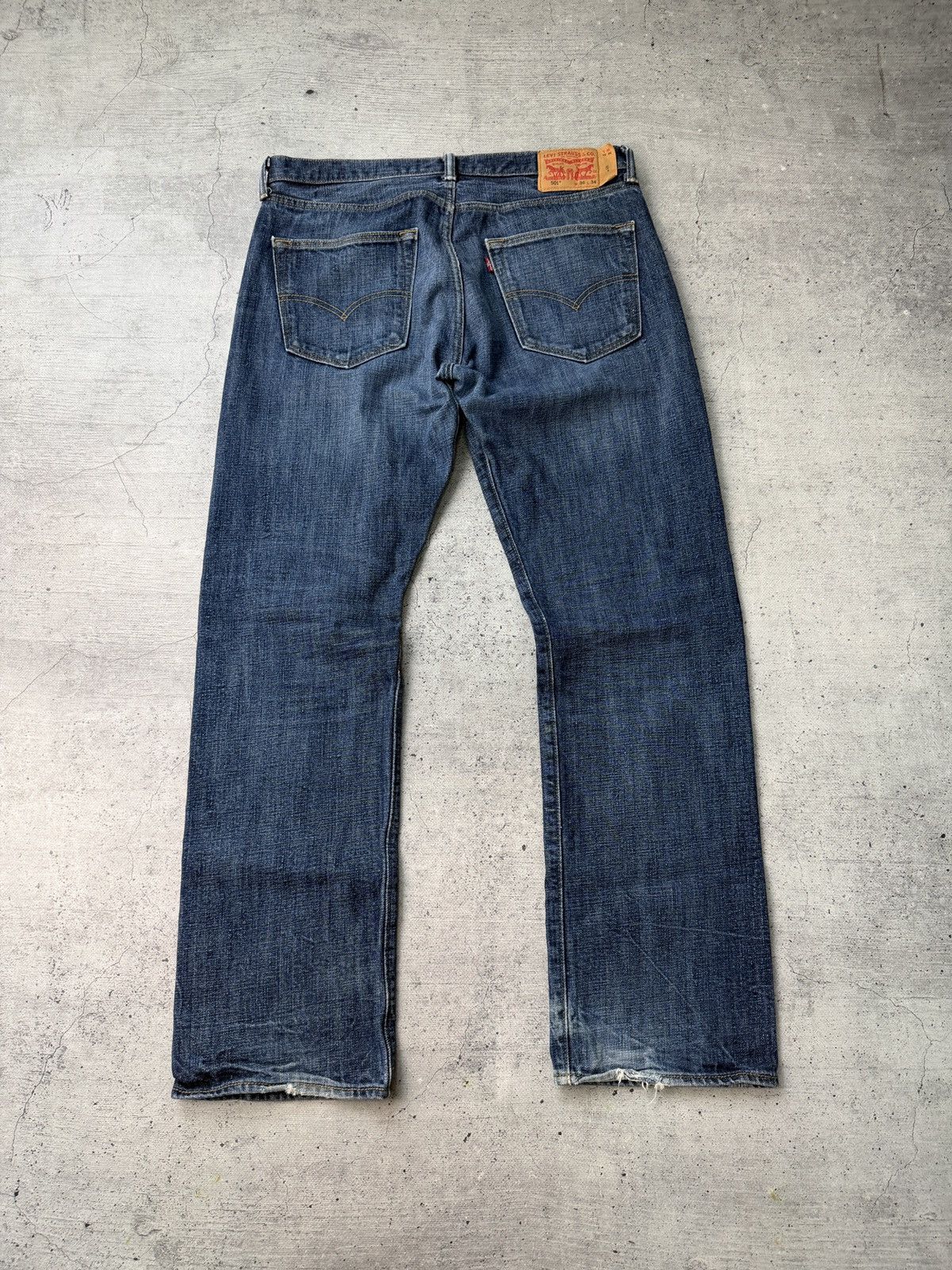 Levi's Vintage Levis 501 Distressed Denim 36/34 Size US 36 / EU 52 - 1 Thumbnail