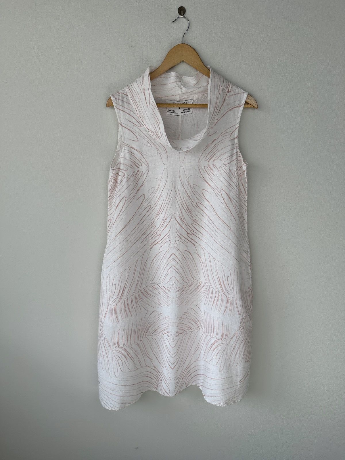Other GRIZAS 100% Linen Floral Sleeveless Dress Lagenlook size S Size S / US 4 / IT 40 - 1 Thumbnail