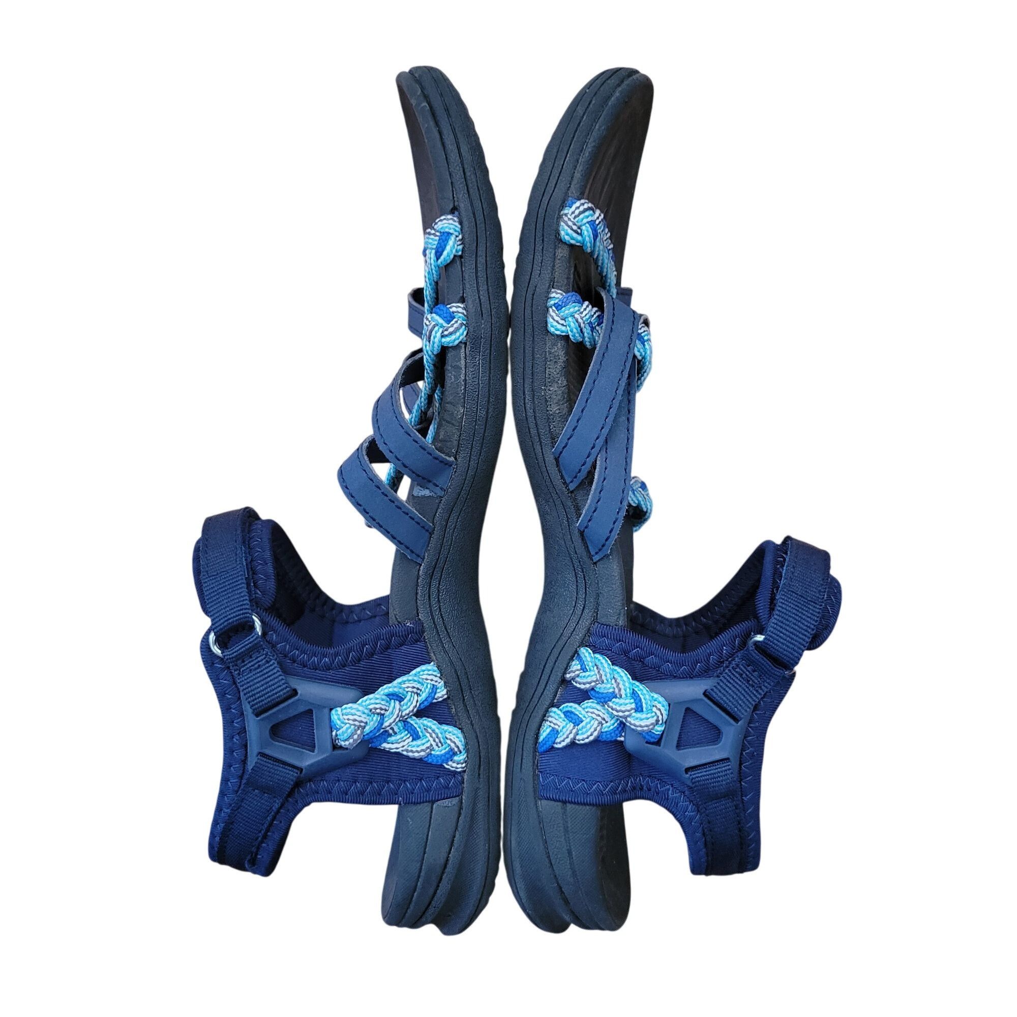 Other Duinn Blue Braided Strap Sandals 40 Hiking Walking Outdoors Size US 10 / IT 40 - 7 Thumbnail