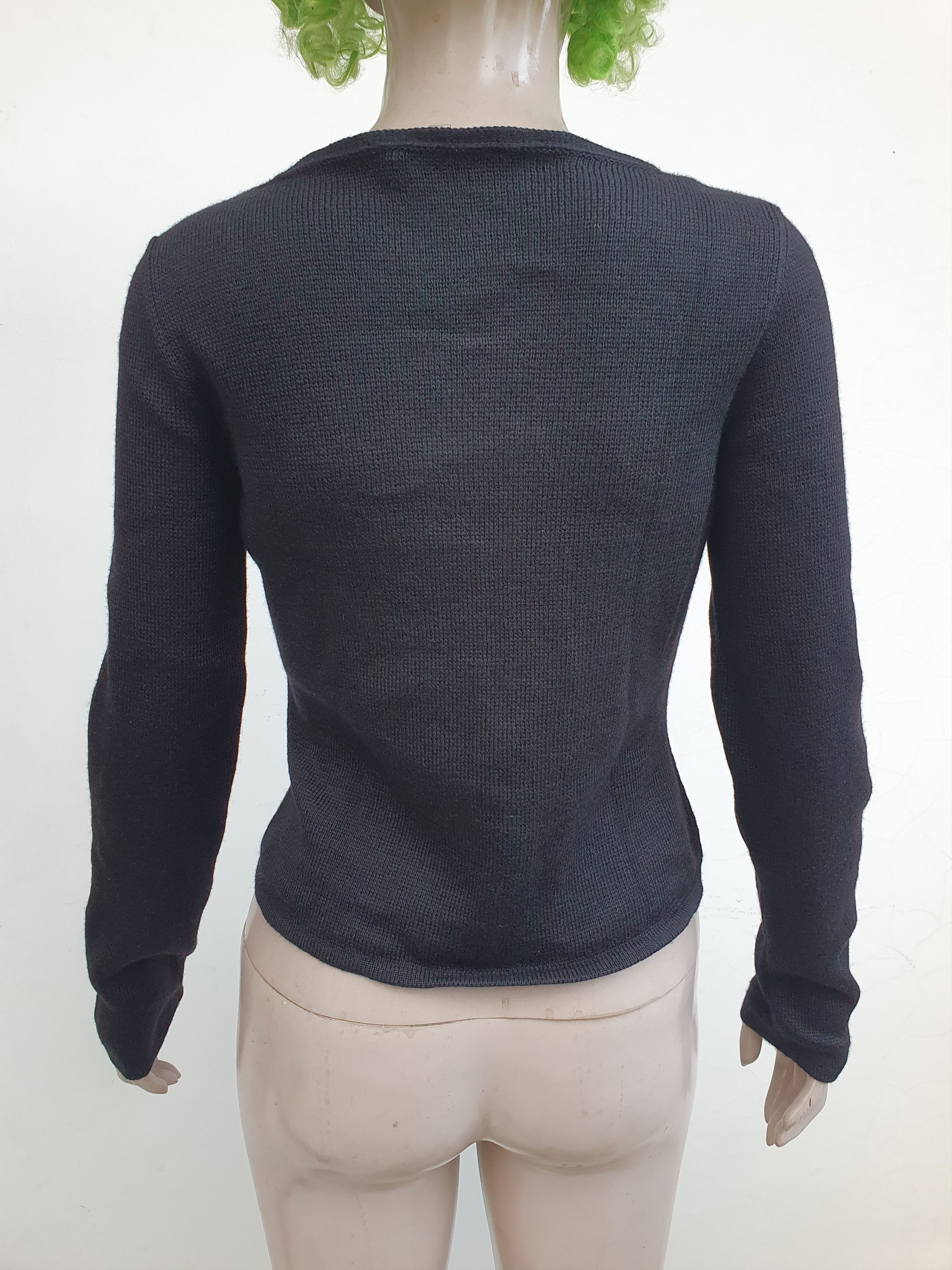 Gucci A/W 1998 wool zip cardigan Size M / US 6-8 / IT 42-44 - 5 Thumbnail