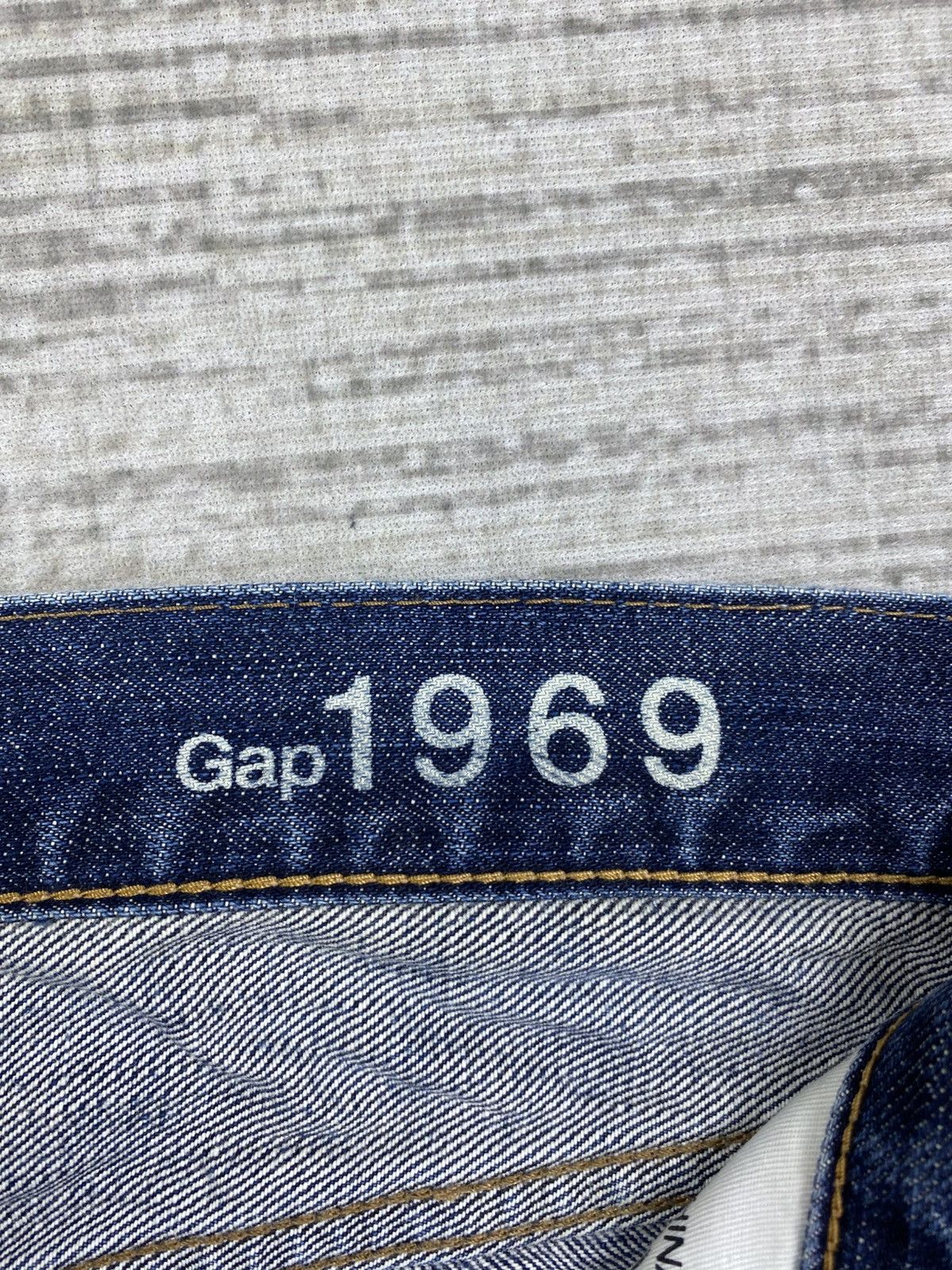 Gap × Japanese Brand × Vintage Vintage Gap 1969 Slim Fit Straight Denim Pants Size US 30 / EU 46 - 13 Thumbnail