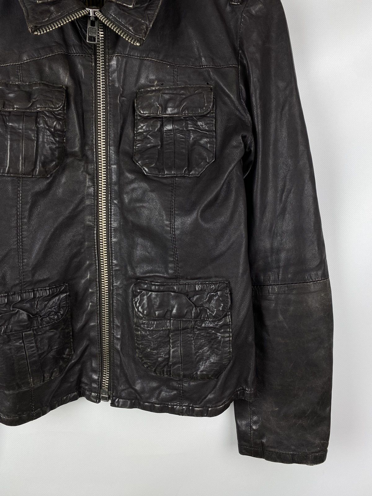 Superdry Superdry Japan men’s leather multipocket Jacket Size US M / EU 48-50 / 2 - 6 Thumbnail