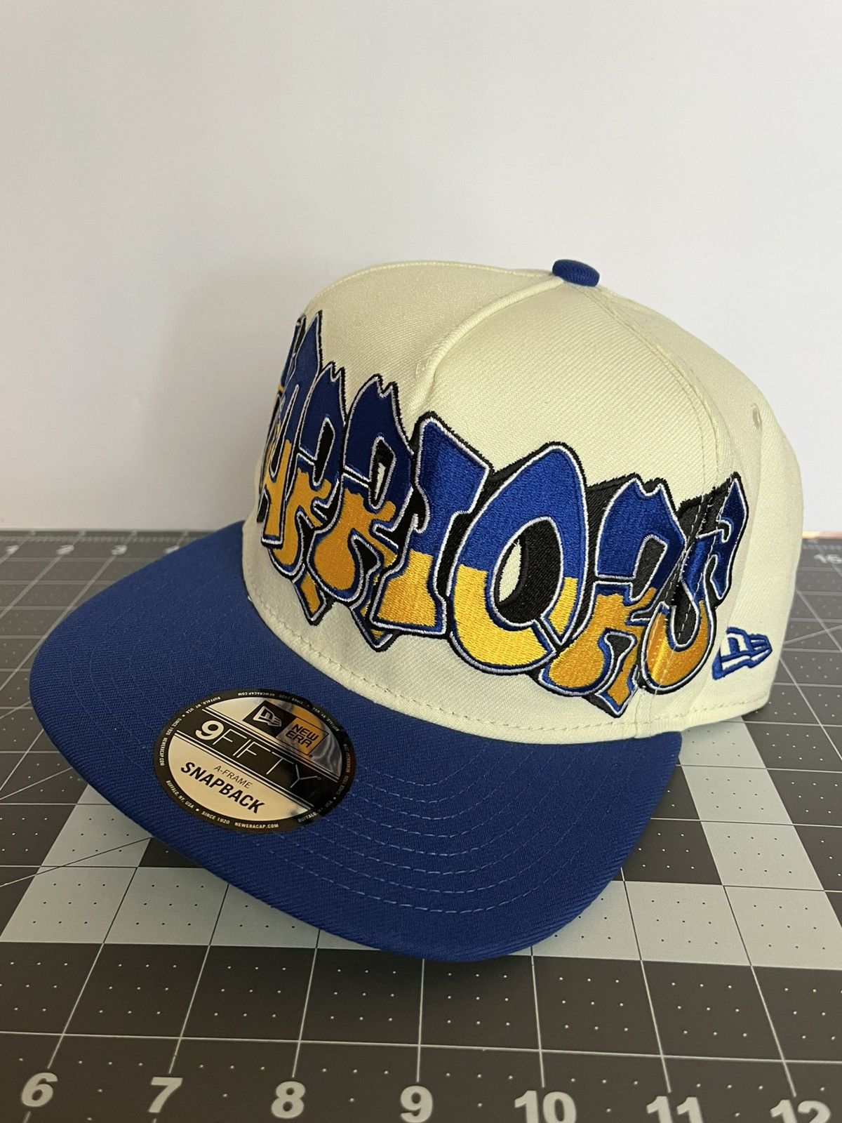 New Era Golden State Warriors Team Graffiti 9fifty A-Frame Snapback Size ONE SIZE - 3 Thumbnail