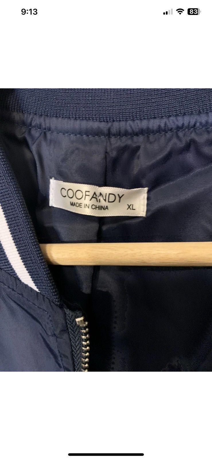 Other Coofandy Mens Sz XL Bomber Jacket Windbreaker Blue Size US XL / EU 56 / 4 - 2 Thumbnail