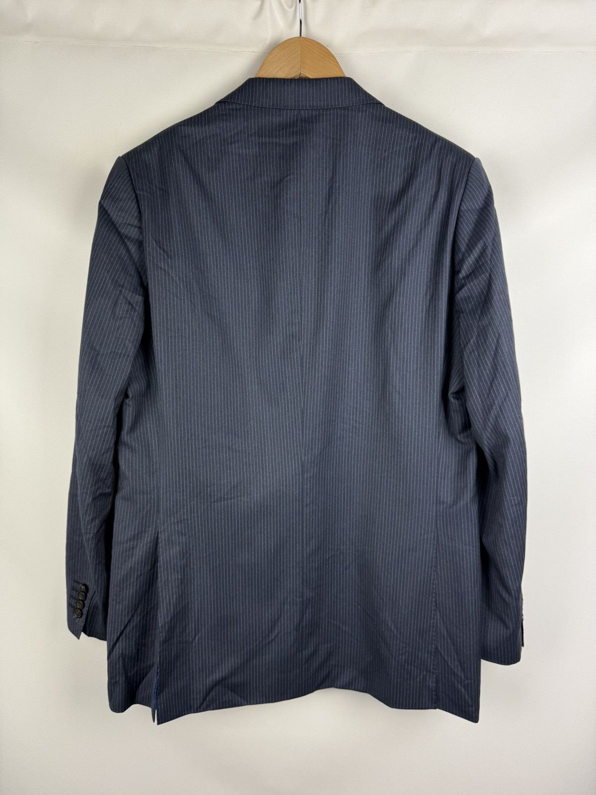 Suitsupply Suitsupply Pure Wool Men’s Striped Blazer Jacket Sportcoat Size 44R - 12 Thumbnail