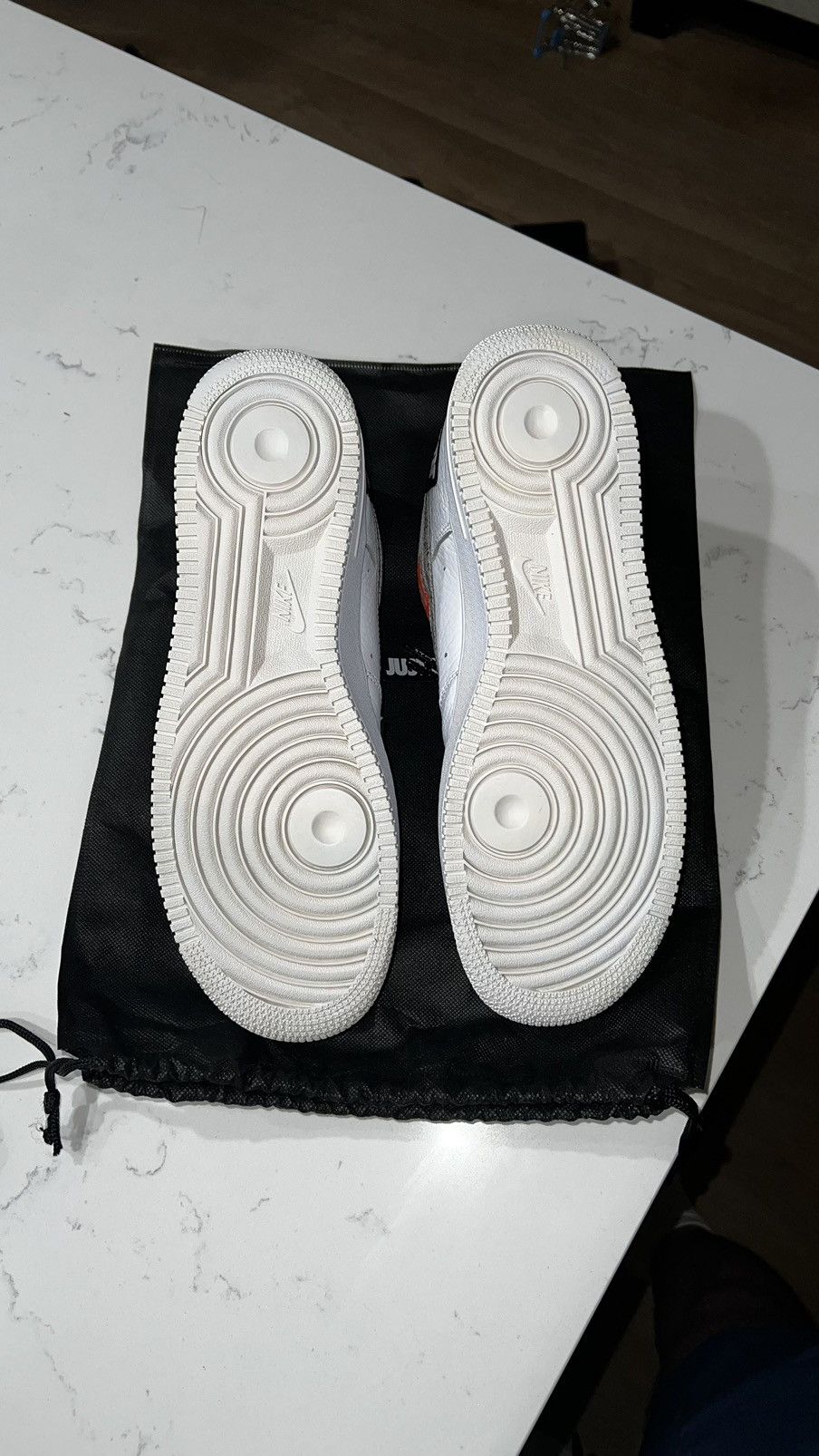 Nike Nike Air Force 1 ‘07 PRM JUST DO IT Size US 11 / EU 44 - 7 Thumbnail