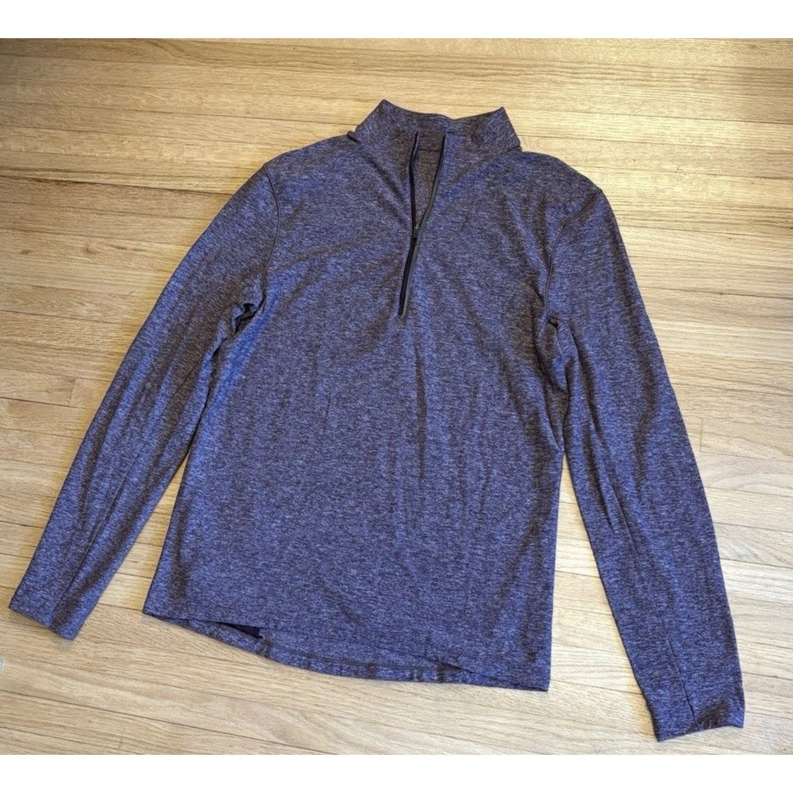 Lululemon Lululemon Mens Surge Warm 1/2 Zip Pullover Red/Gray S Size US S / EU 44-46 / 1 - 5 Thumbnail