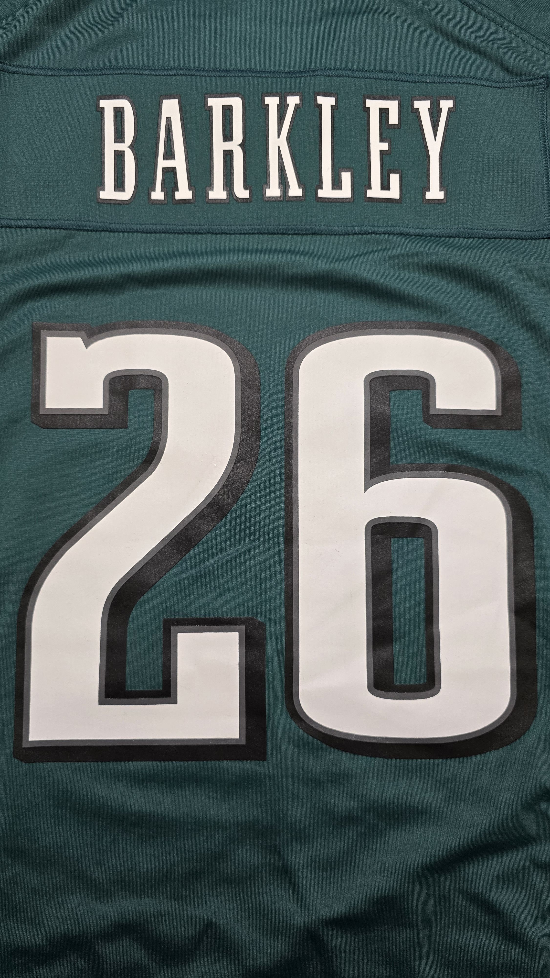 Nike Philadelphia Eagles Barkley Midnight Green Game Jersey Size US XL / EU 56 / 4 - 9 Thumbnail