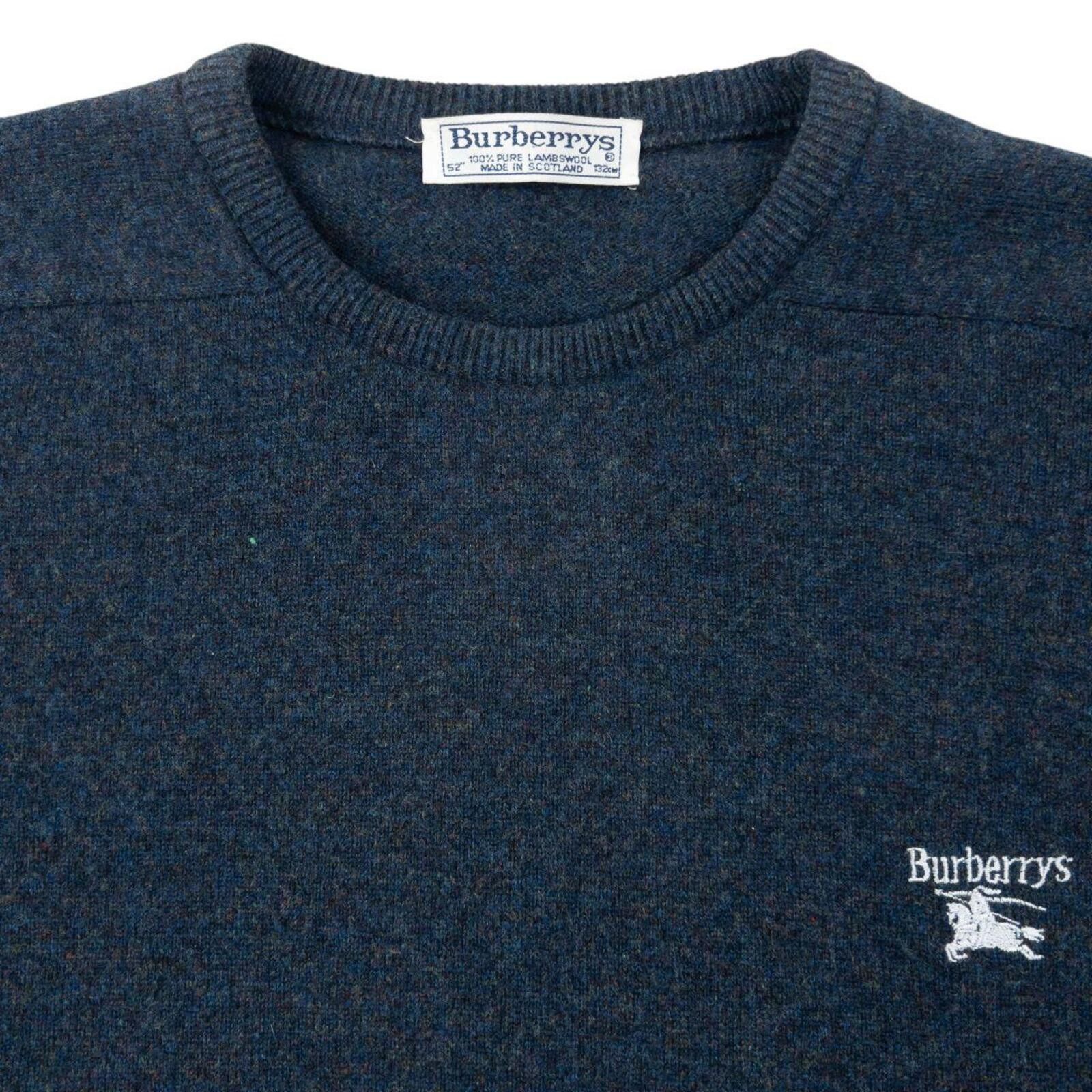 Burberry Vintage 90s Burberry Wool Jumper Size XL Size US XL / EU 56 / 4 - 3 Thumbnail