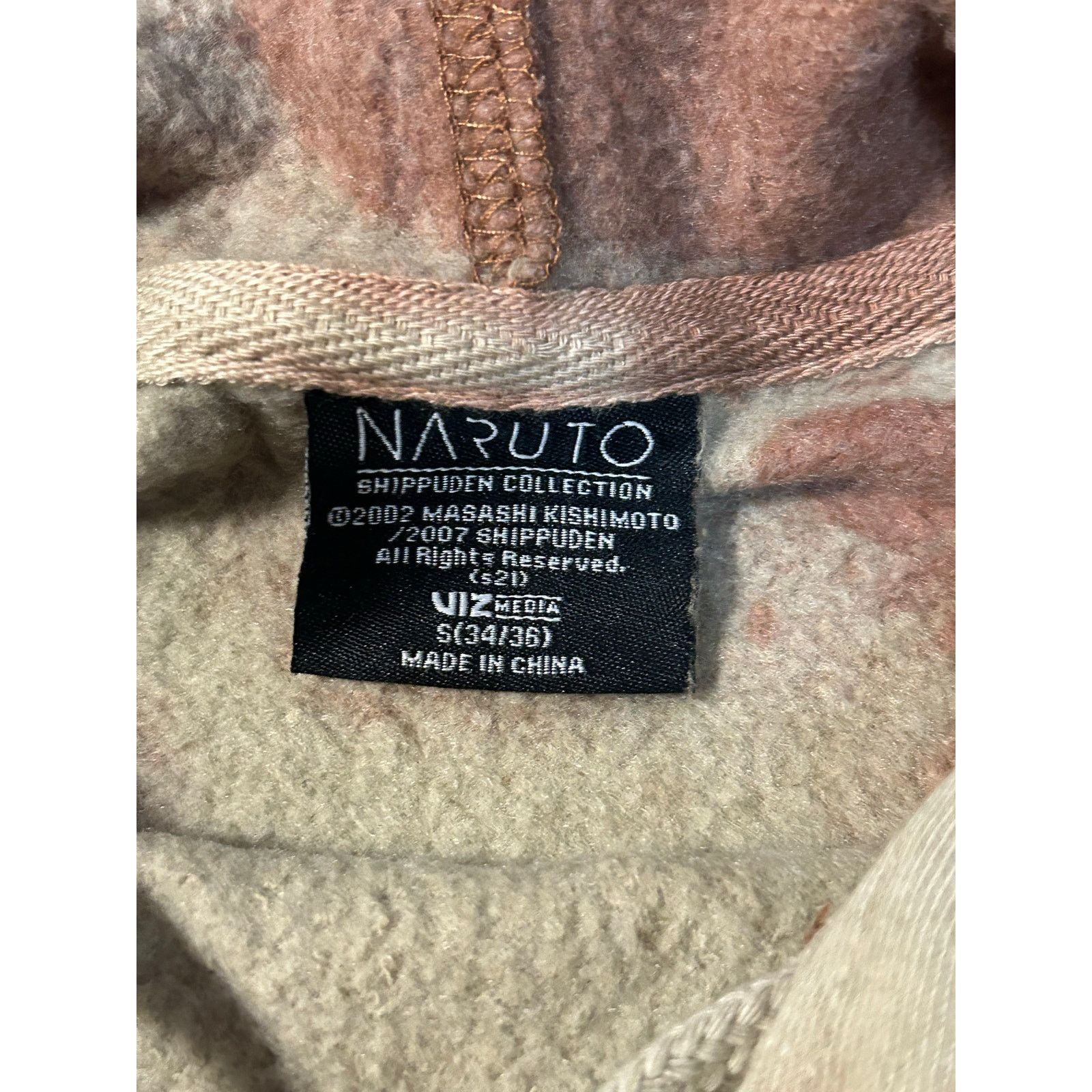 Other Vintage 2002 Naruto S Beige Tie Dye Double Sided Sweatshirt Size US S / EU 44-46 / 1 - 11 Thumbnail
