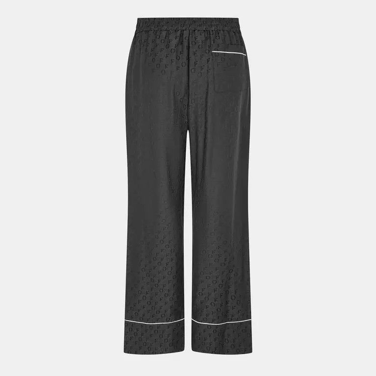 Off-White o1y1225 Sweatpant in Black/White Size 26" / US 2 / IT 38 - 2 Thumbnail