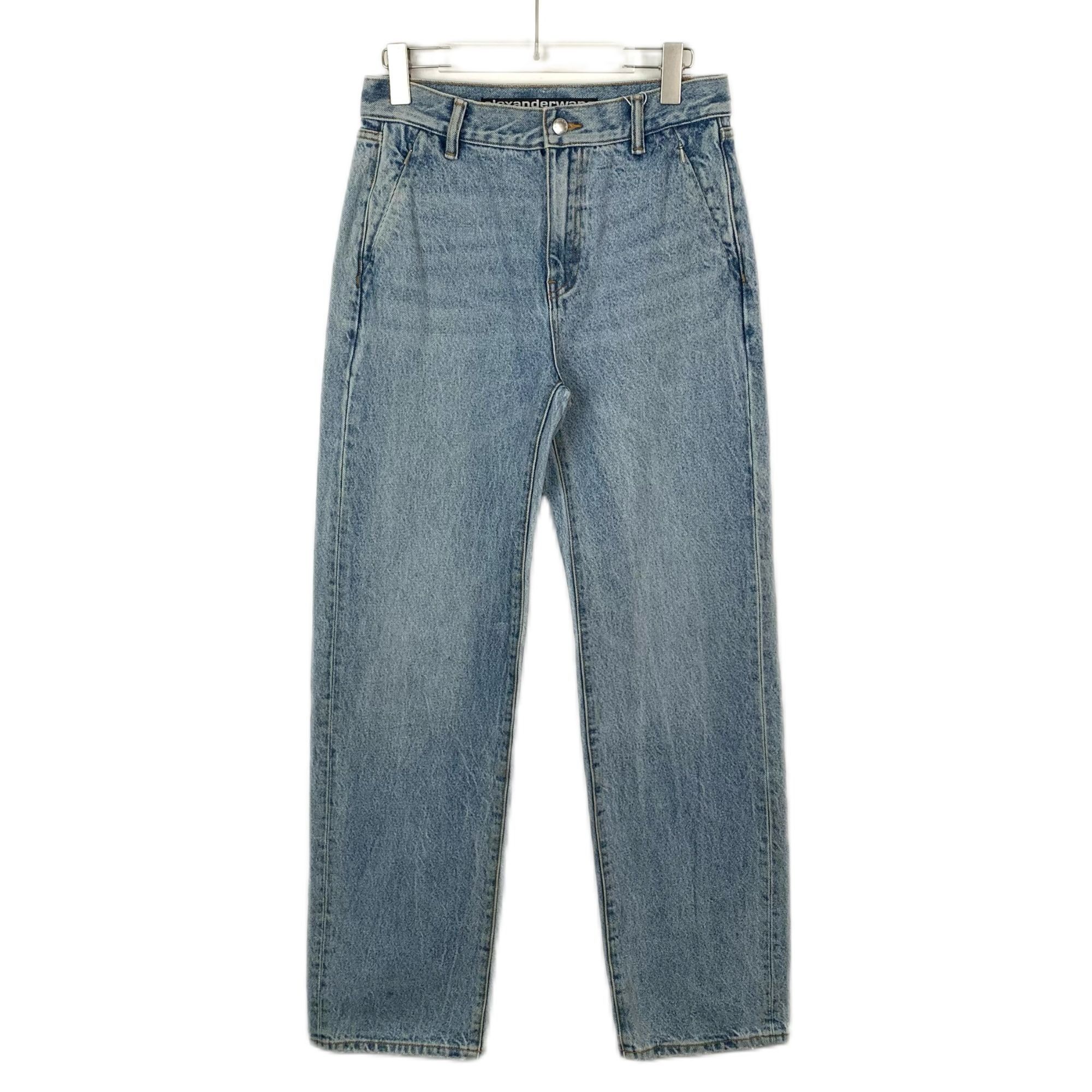Alexander Wang Alexander Wang Womens High-Waisted Straight-Leg Jeans Size 26" / US 2 / IT 38 - 6 Thumbnail