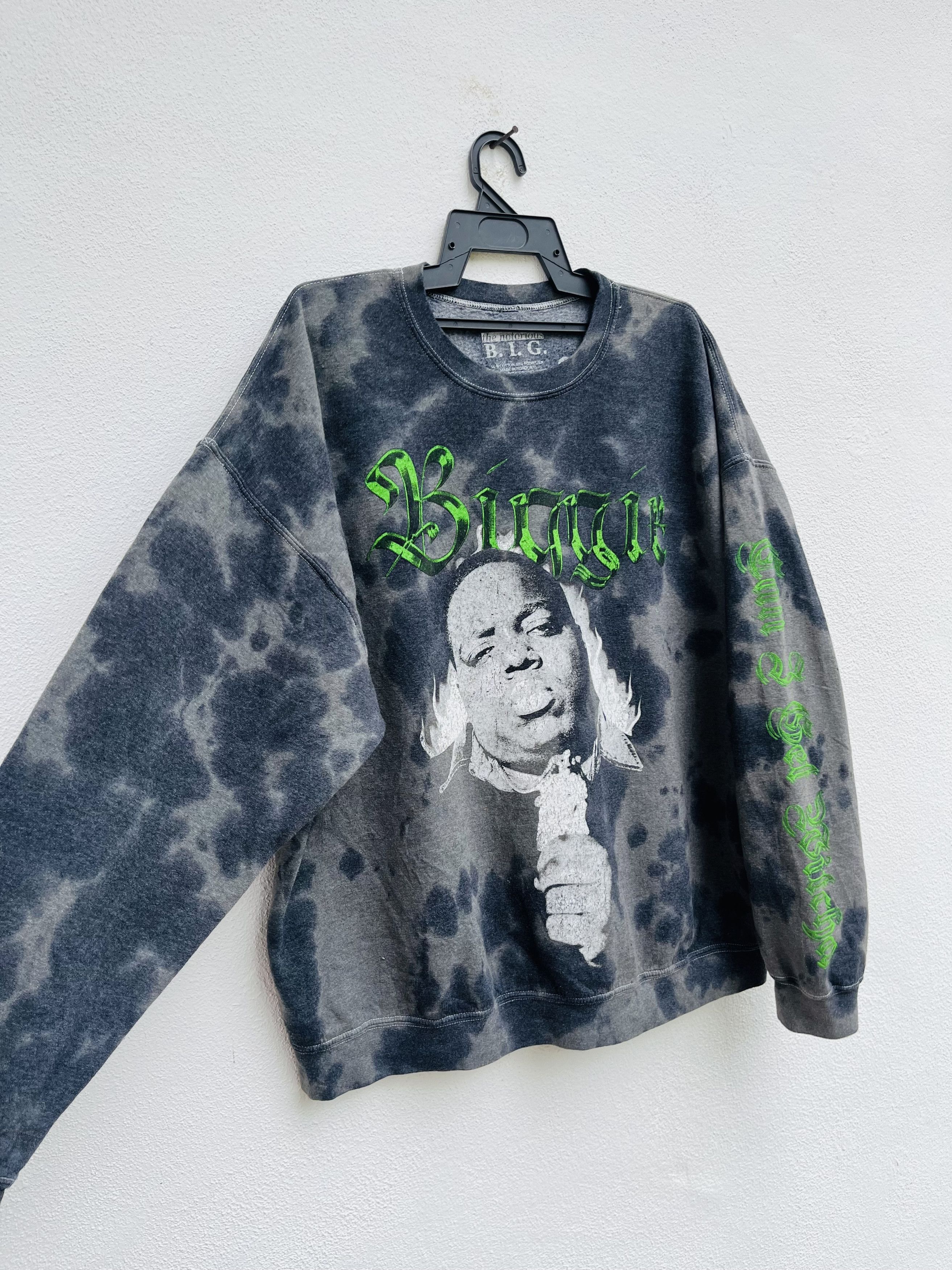 Band Tees × Japanese Brand Vintage Biggie Hip Hop Rapper Streetwear Fashion Style Size US XL / EU 56 / 4 - 4 Thumbnail