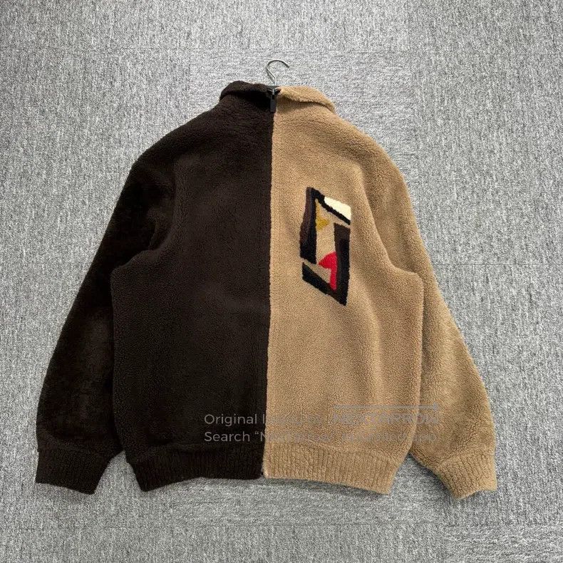 Fendi Fendi Leather and Fur Integrated Patchwork Jacket Size US M / EU 48-50 / 2 - 6 Thumbnail