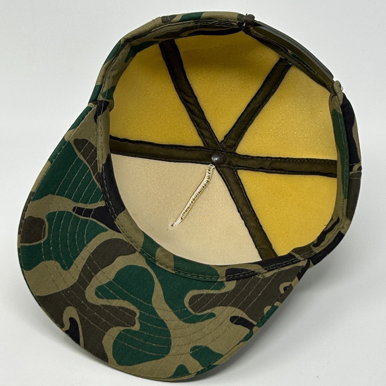 Vintage Vintage 80s Link Motor Supply Hat Baseball Cap Camouflage Size ONE SIZE - 4 Thumbnail