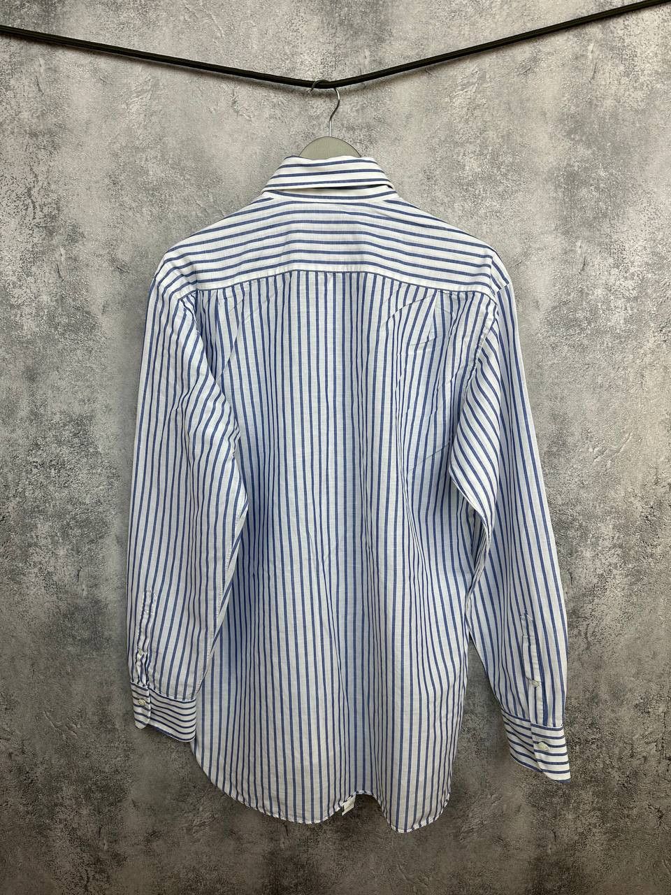 Other RRP $545 BRULI Alta Sartoria Linen/Cotton Striped Shirt Swis Size US L / EU 52-54 / 3 - 2 Thumbnail