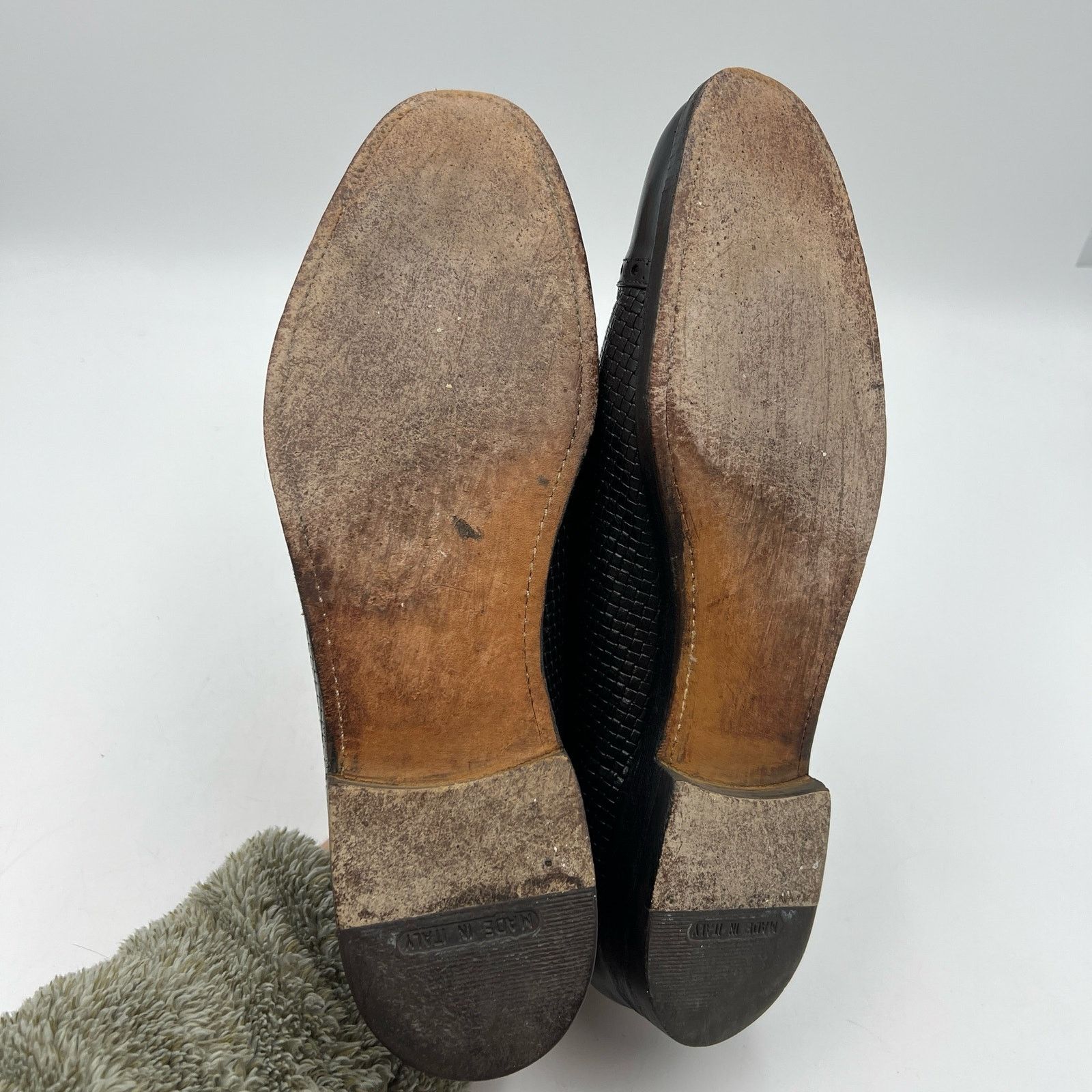 Paul Stuart Paul Stuart's Choice Oxford Dress Shoes Black Leather Size US 9.5 / EU 42-43 - 5 Thumbnail