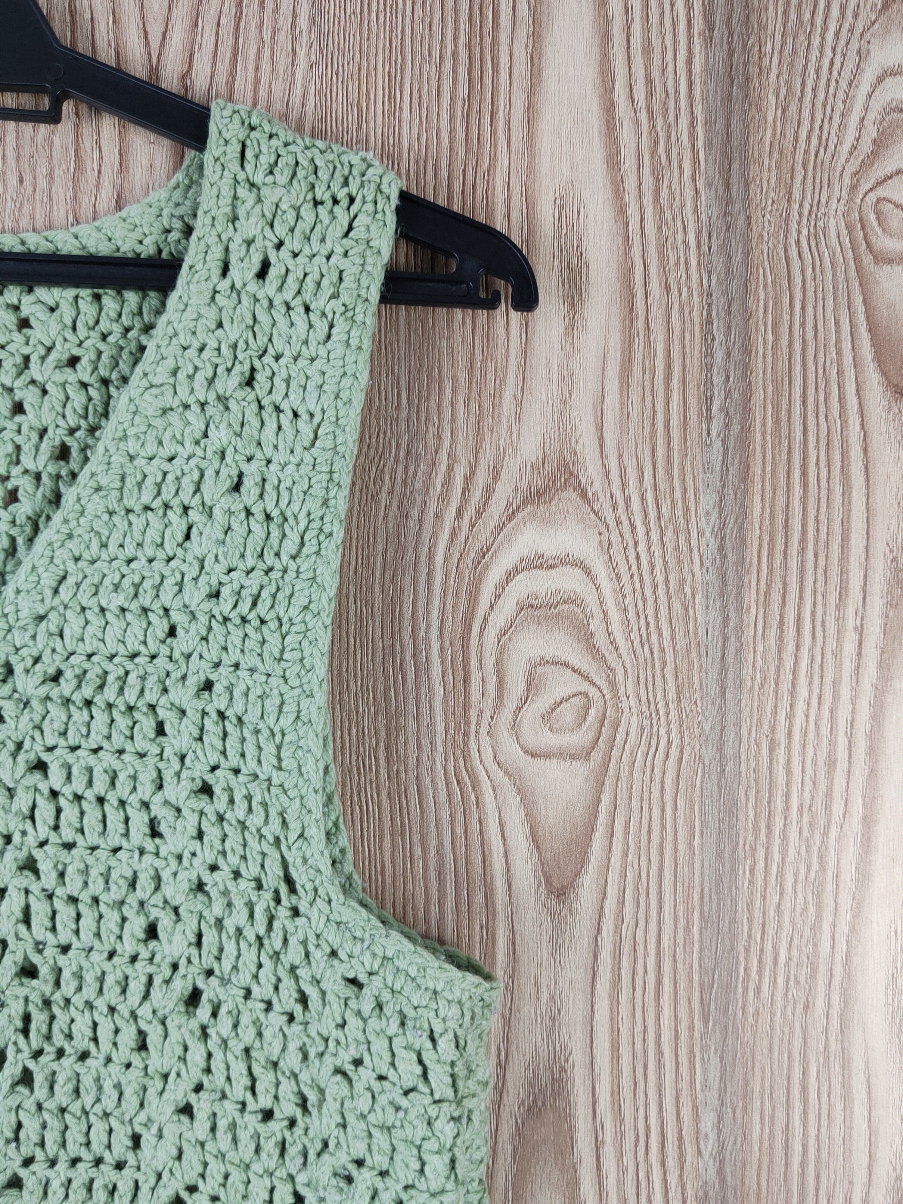 Vintage Vintage & faded- Japanese Brand Green Tank Tops Size S / US 4 / IT 40 - 6 Thumbnail