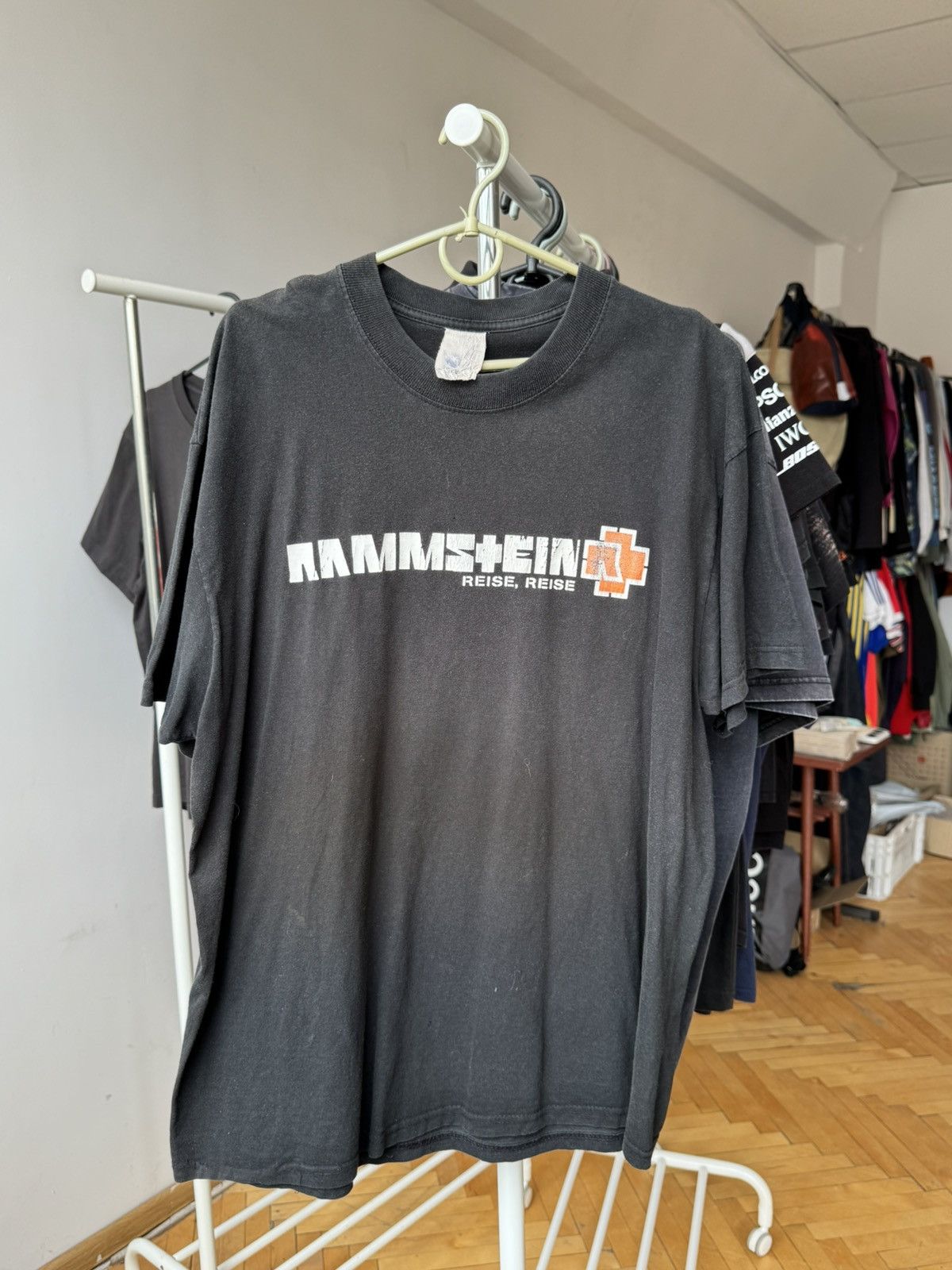 Band Tees Vintage Rammstein Reise Reise Tour T-Shirt Size US L / EU 52-54 / 3 - 2 Thumbnail