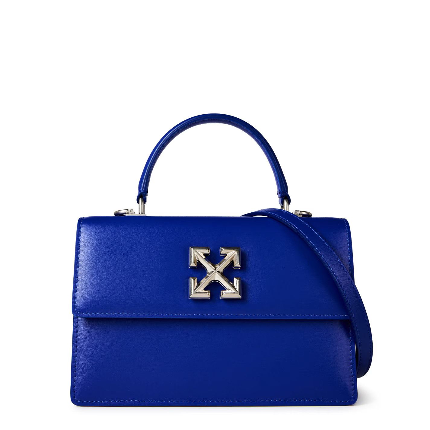 Off-White o1g2r1mq1224 Size: OS / Jitney-14 Top Handle Bag in Blue Size ONE SIZE - 1 Thumbnail